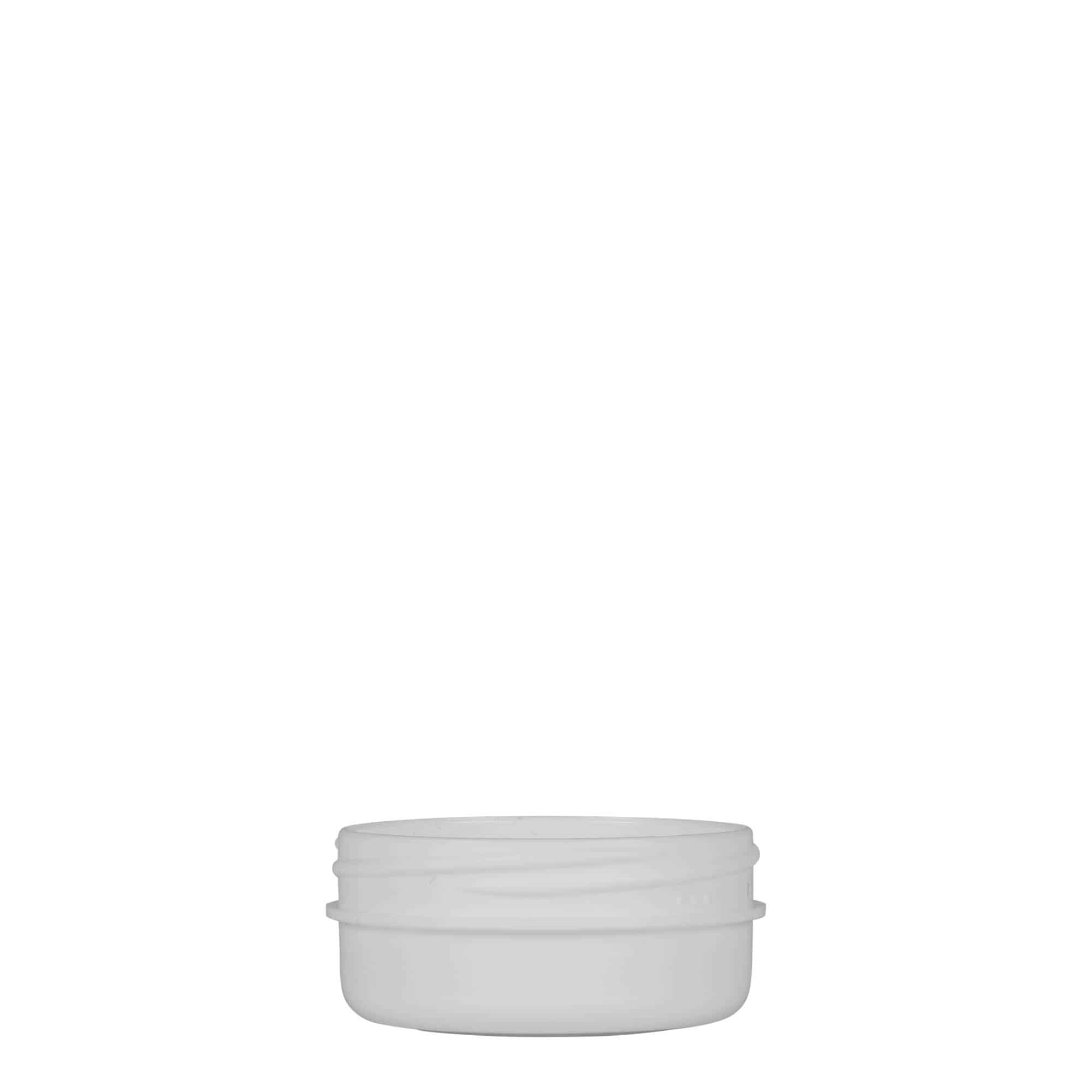 12 ml πλαστικό δοχείο 'White Line', PP, λευκό, στόμιο: βιδωτό καπάκι