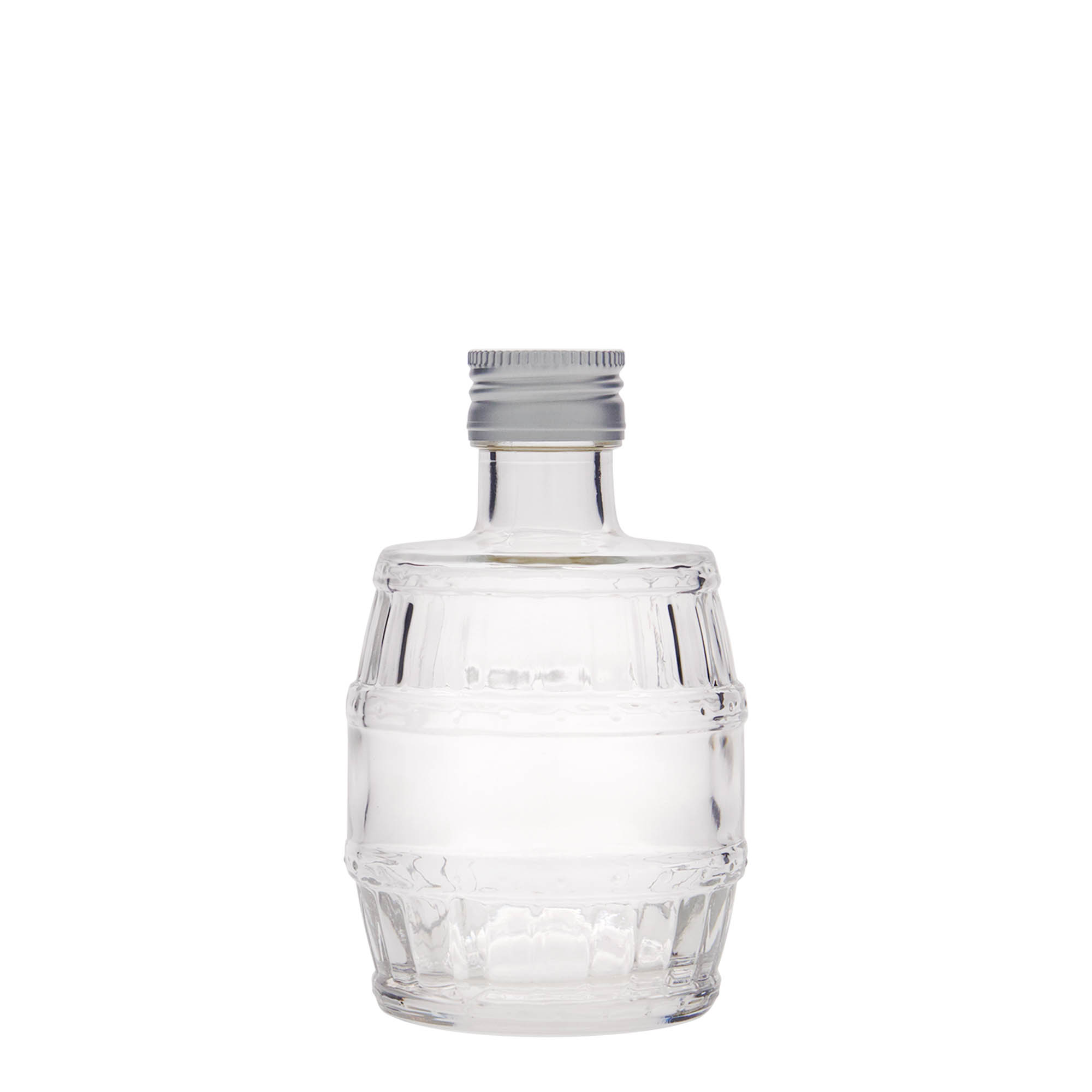 200 ml γυάλινο μπουκάλι 'βαρέλι', στόμιο: PP 28