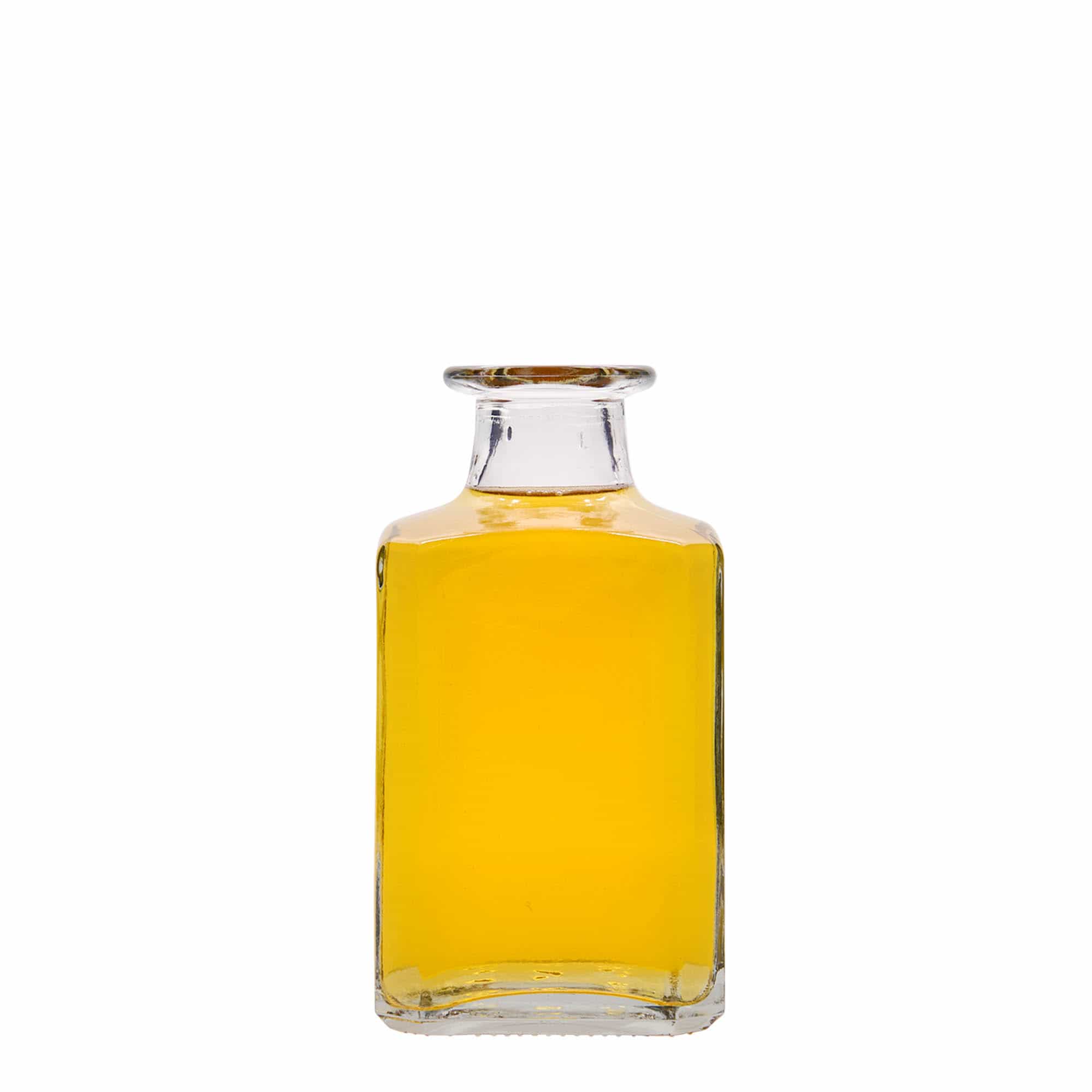 Γυάλινο μπουκάλι 'Torben' 250 ml, τετράγωνο, στόμιο: φελλός