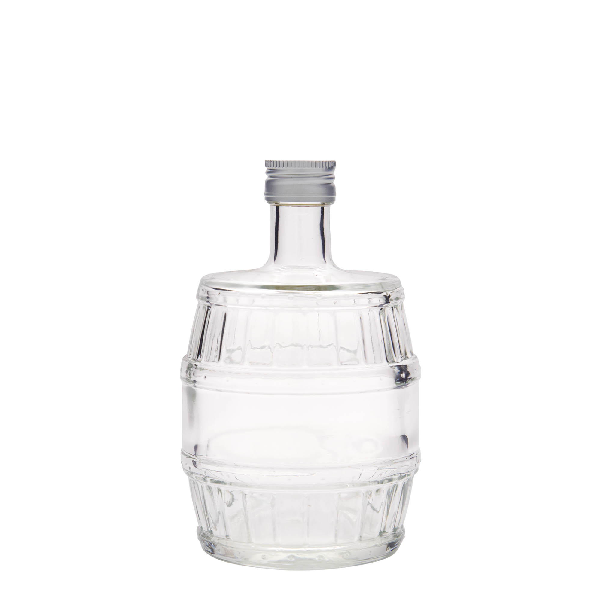 Γυάλινο μπουκάλι 'Βαρέλι' 500 ml, στόμιο: PP 28