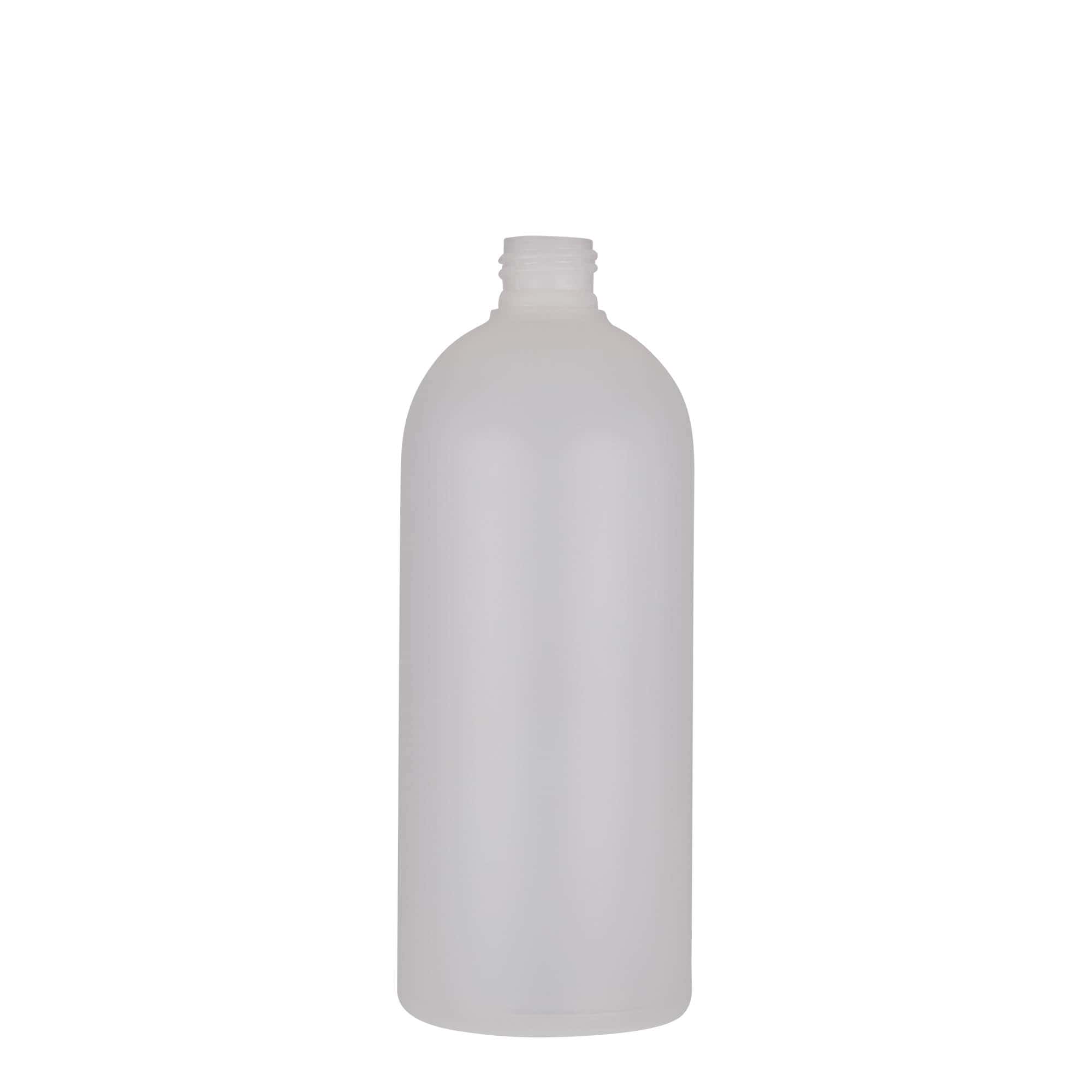 Πλαστικό μπουκάλι 'Tuffy' 500 ml, HDPE, φυσικό χρώμα, στόμιο: GPI 24/410 Πλαστικό μπουκάλι 'Tuffy' 500 ml, HDPE, φυσικό χρώμα, στόμιο: GPI 24/410