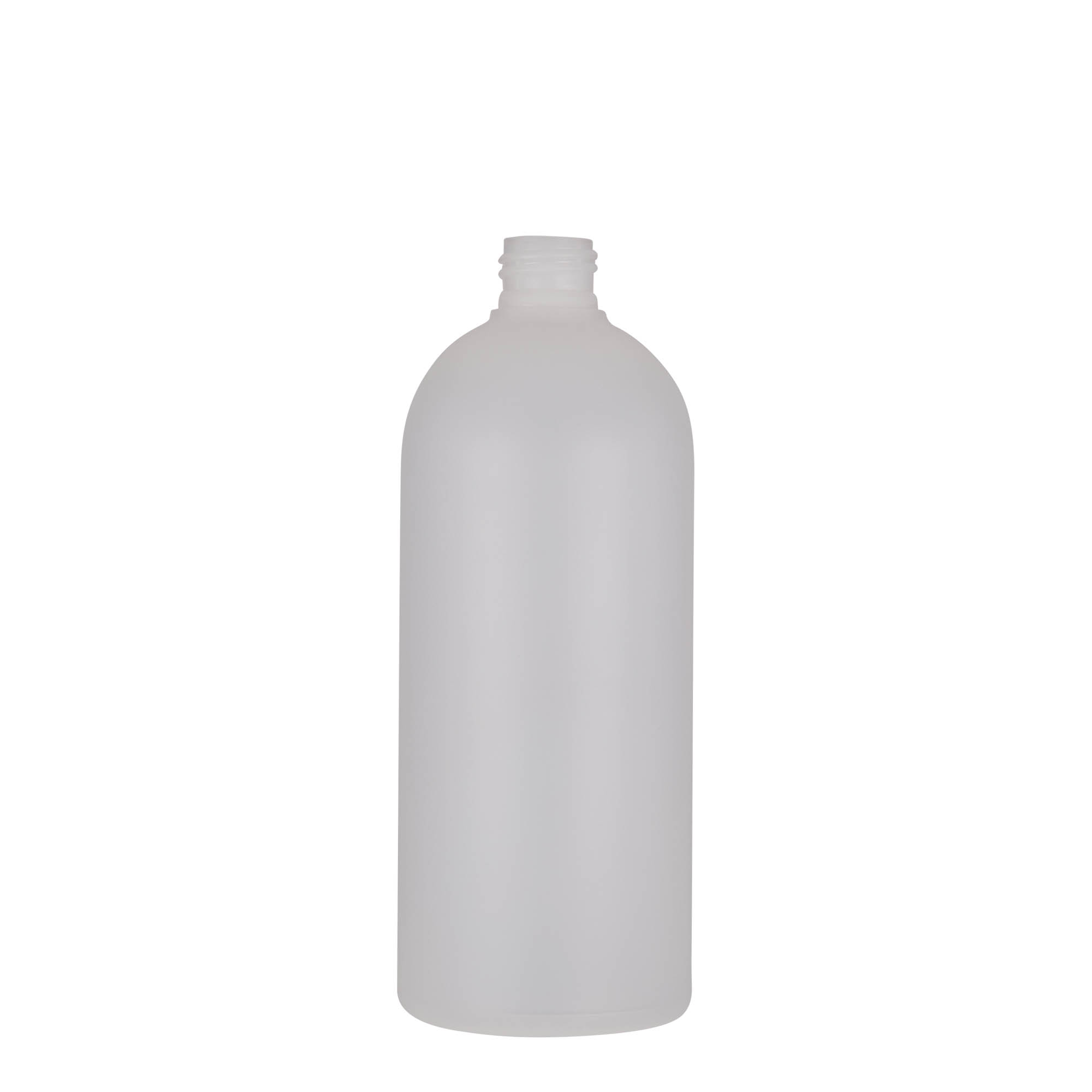 Πλαστικό μπουκάλι 'Tuffy' 500 ml, HDPE, φυσικό χρώμα, στόμιο: GPI 24/410