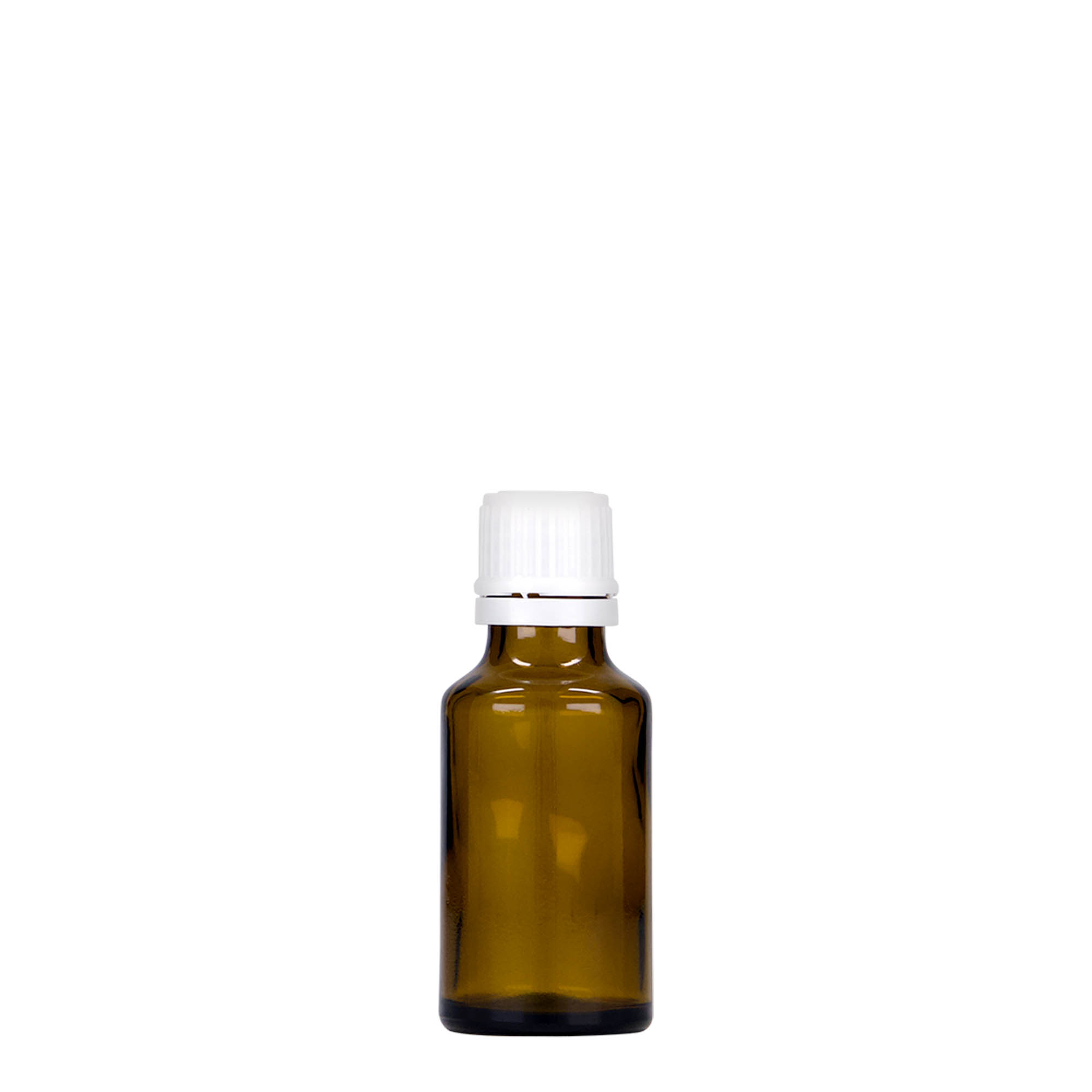 Μπουκάλι φαρμάκου 25 ml, γυάλινο, καφέ, στόμιο: DIN 18