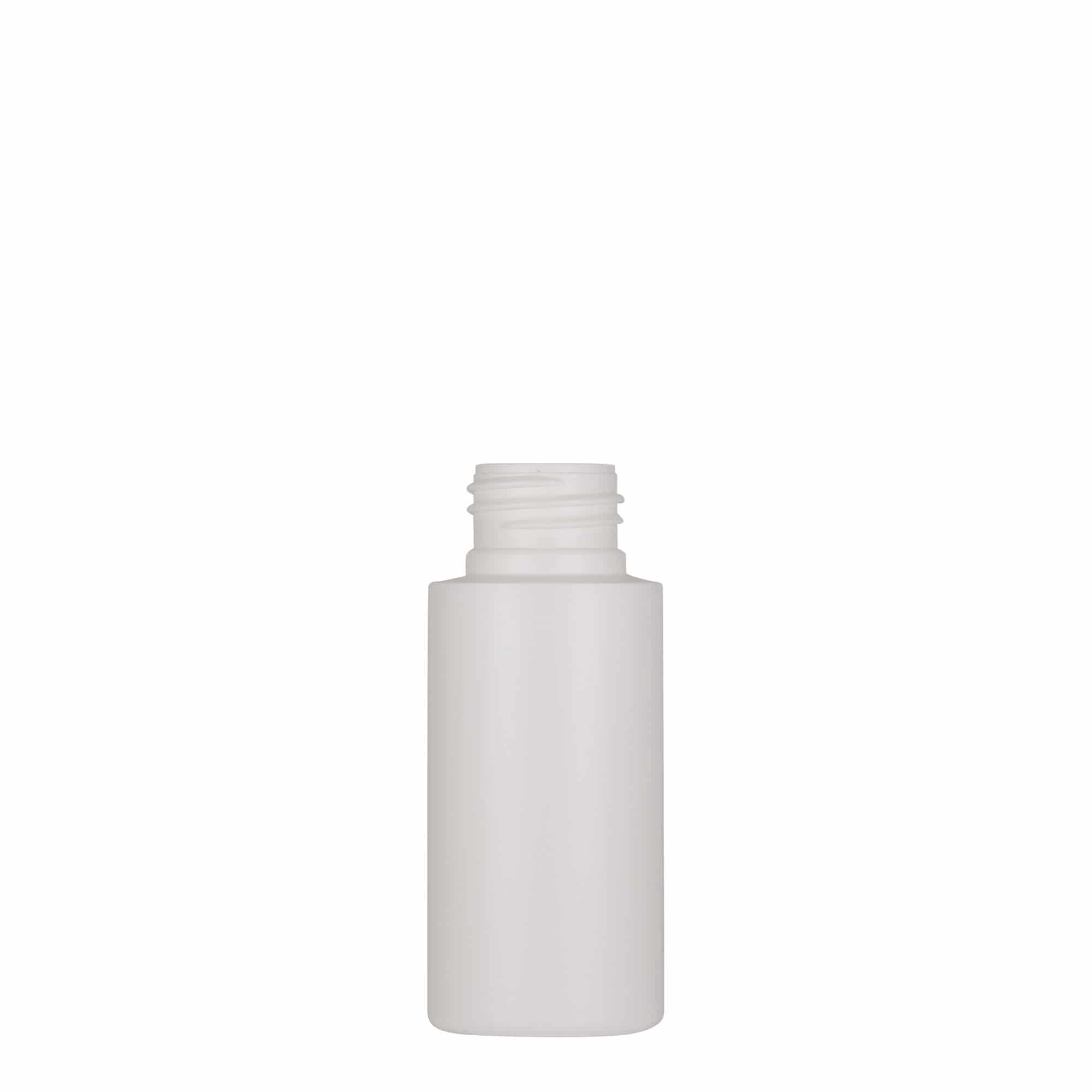Πλαστικό μπουκάλι 'Pipe' 50 ml, Green HDPE, λευκό, στόμιο: GPI 24/410