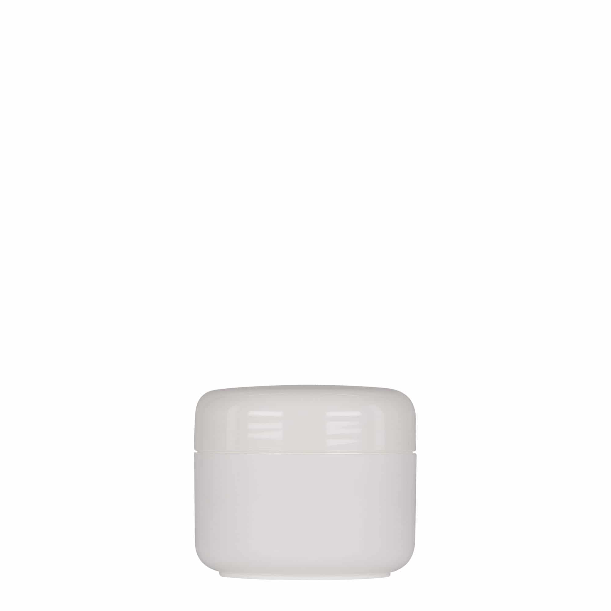Πλαστικό βάζο 'Bianca' 50 ml, PP, λευκό, στόμιο: βιδωτό πώμα