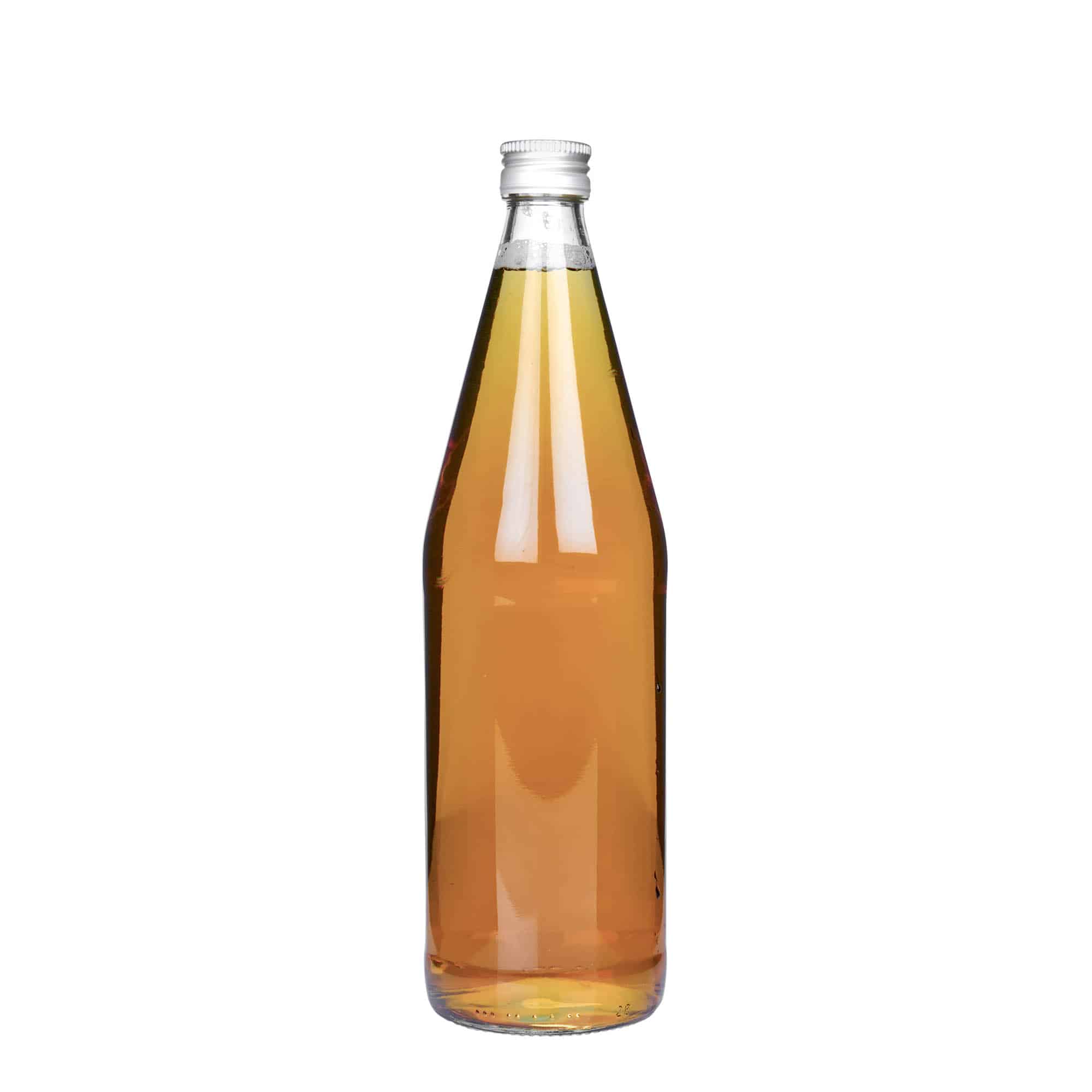Κυλινδρικό μπουκάλι γενικής χρήσης 750 ml, γυάλινο, στόμιο: PP 28