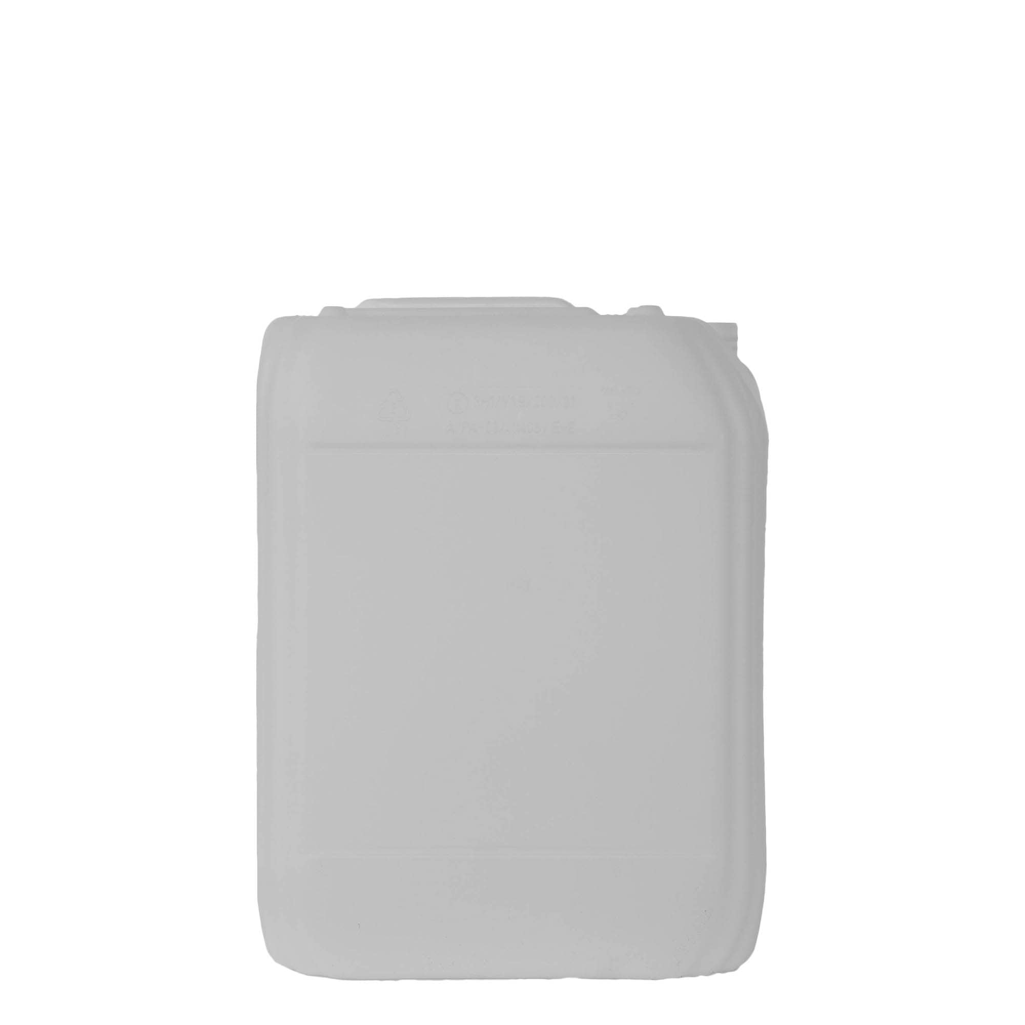 Μπιτόνι 20 l, ορθογώνιο, πλαστικό HDPE, φυσικό χρώμα, στόμιο: ND 60 Μπιτόνι 20 l, ορθογώνιο, πλαστικό HDPE, φυσικό χρώμα, στόμιο: ND 60