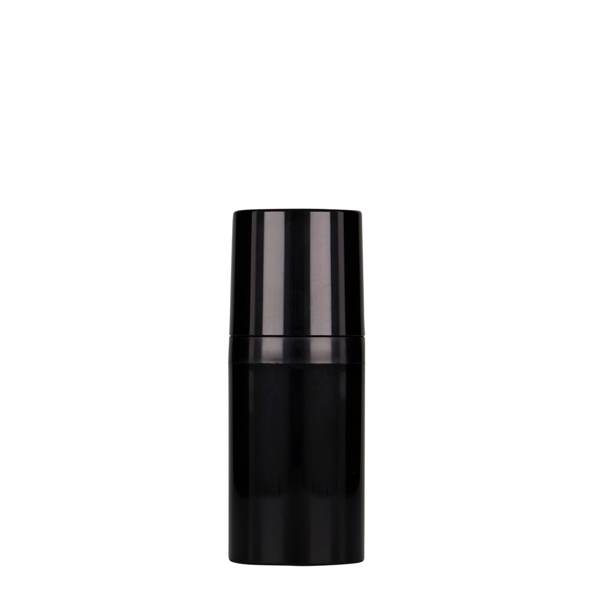 Airless Dispenser 'Mezzo' 30 ml, πλαστικό PP, μαύρο