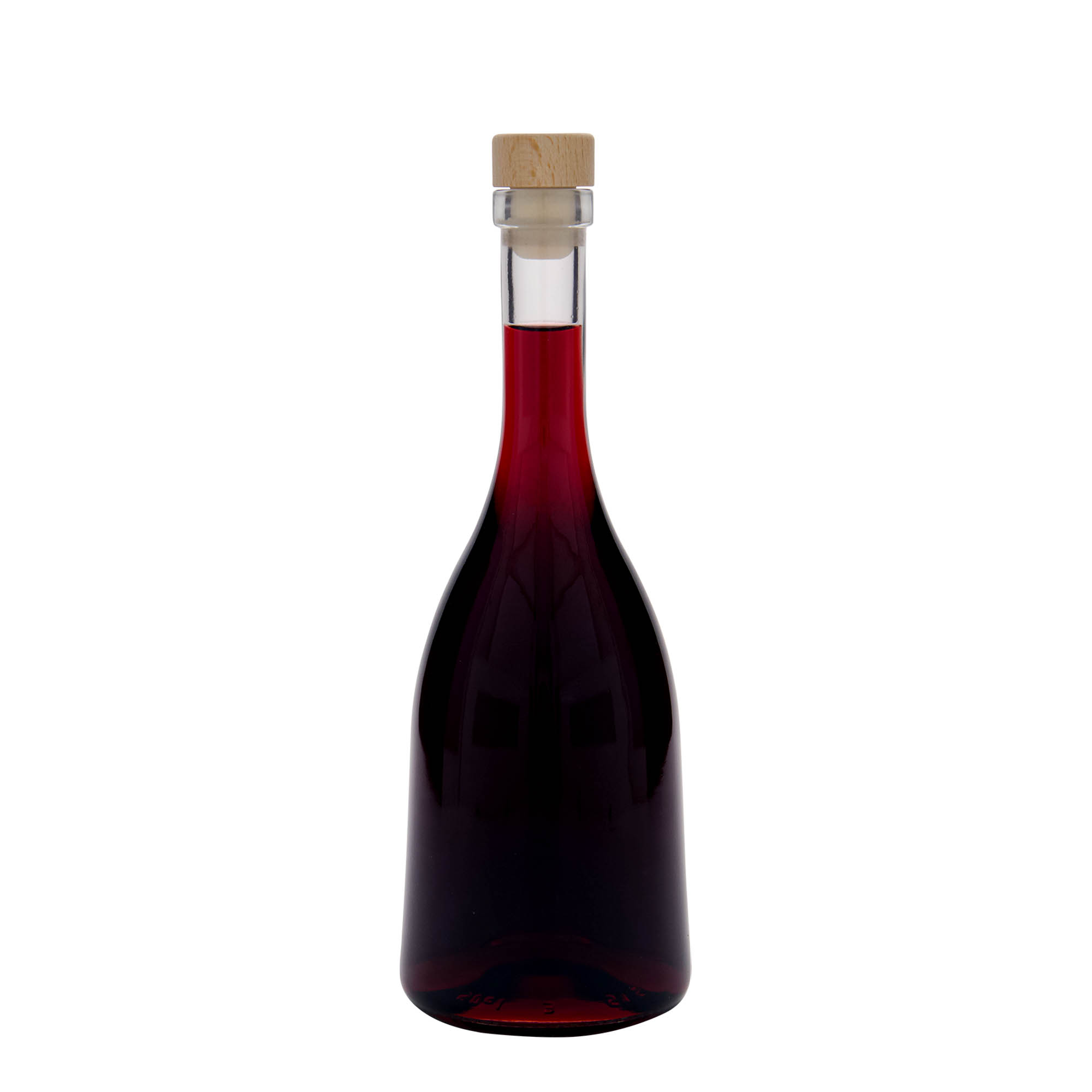 Γυάλινο μπουκάλι 'Rustica' 500 ml, στόμιο: φελλός