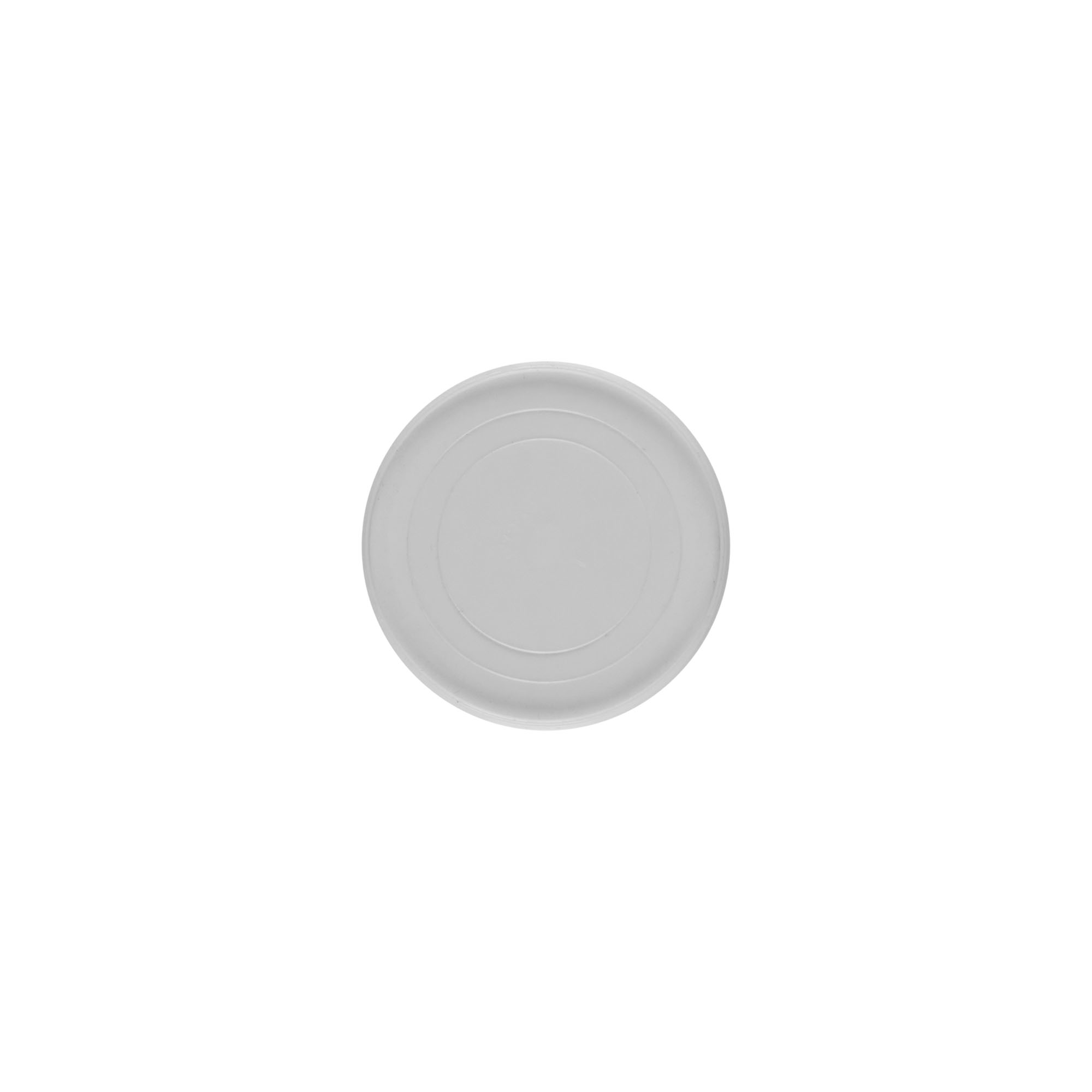 Γυάλινο καπάκι για το μπουκάλι 'Bianca' 5 ml, πλαστικό PP, λευκό