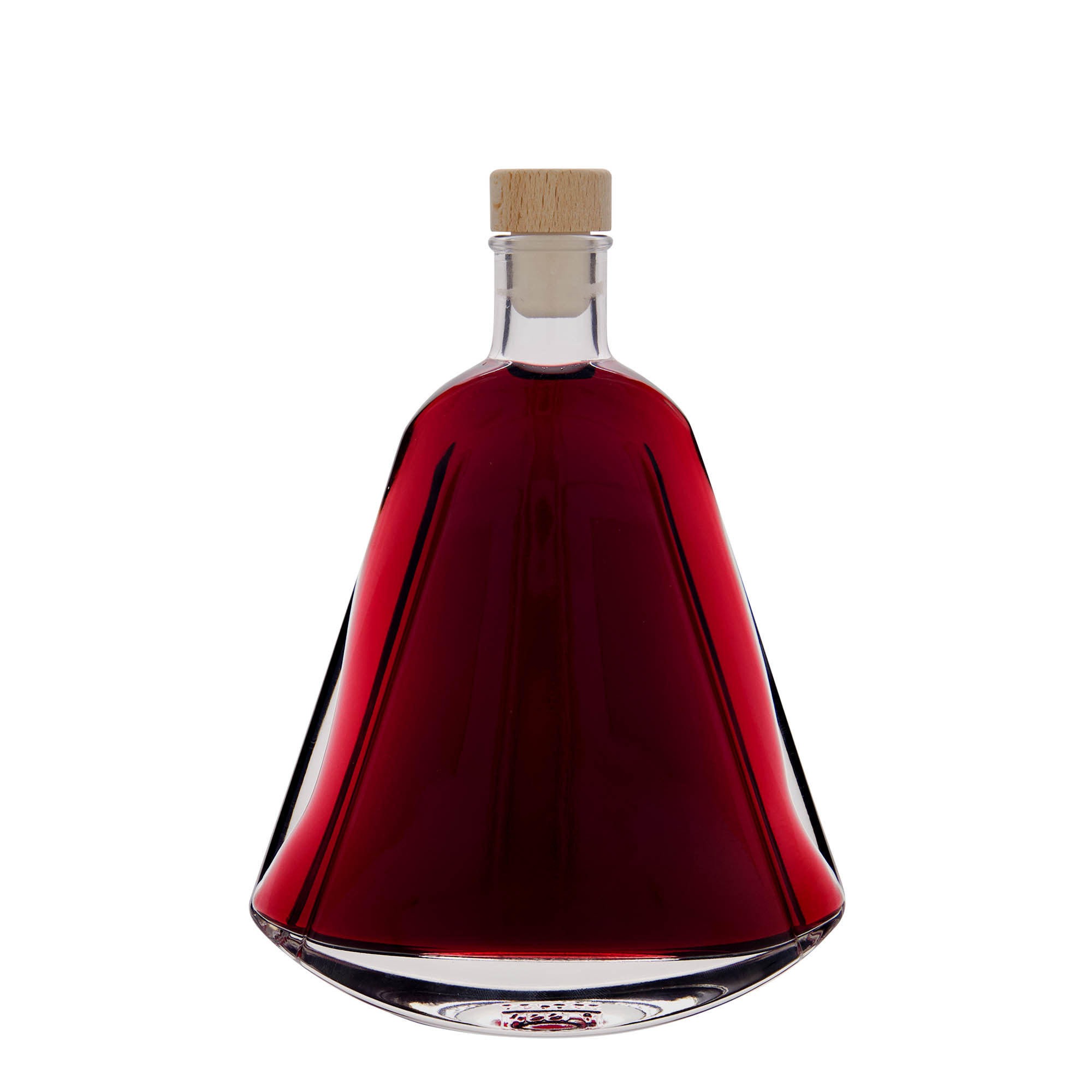 Γυάλινο μπουκάλι 'Maurizio' 350 ml, οβάλ, στόμιο: φελλός