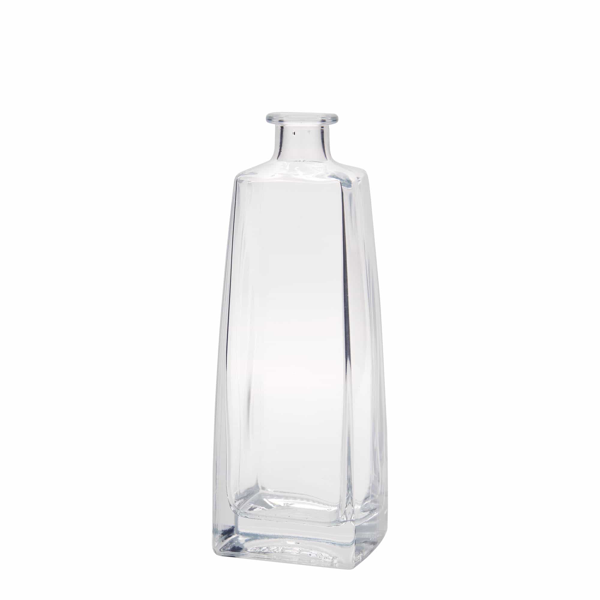 Γυάλινο μπουκάλι 'Timmy' 500 ml, ορθογώνιο, στόμιο: φελλός