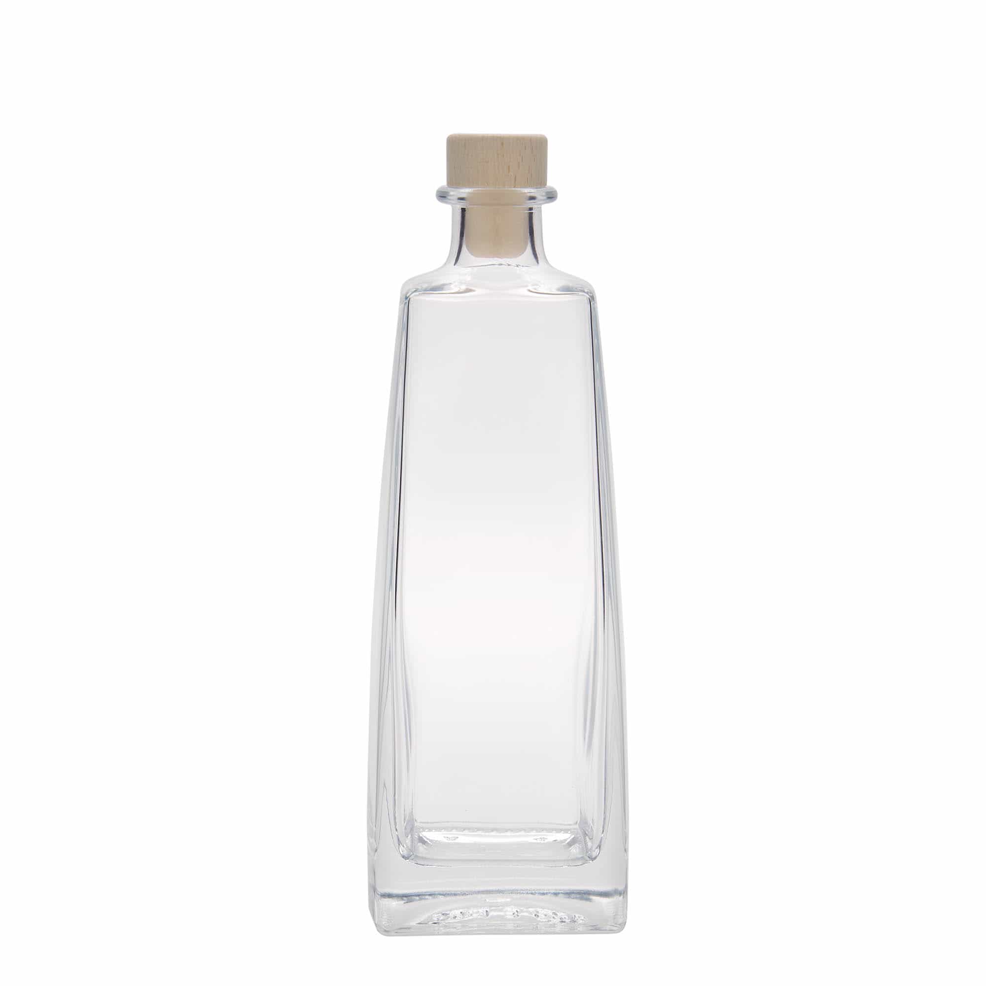 Γυάλινο μπουκάλι 'Timmy' 500 ml, ορθογώνιο, στόμιο: φελλός
