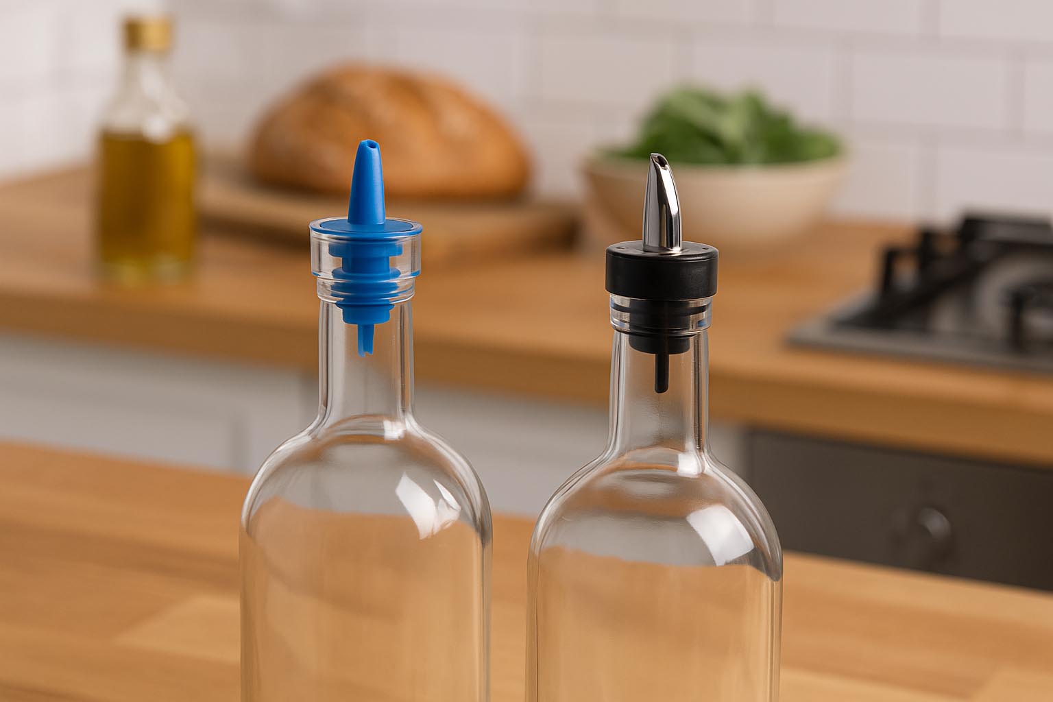 Στόμιο έκχυσης-κεραστήρι, πλαστικό PE, διαφανές