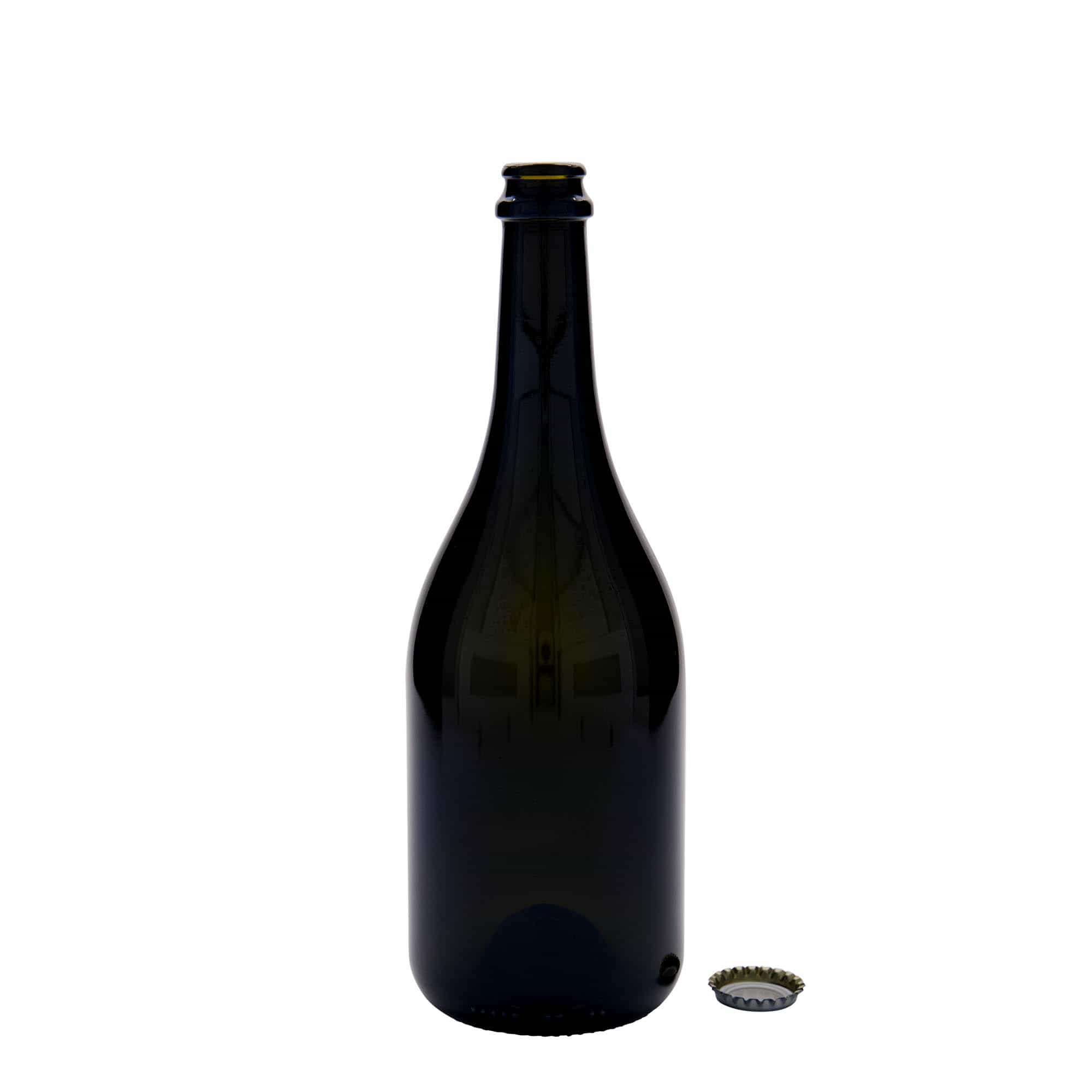 Μπουκάλι μπύρας 'Horta' 750 ml, γυάλινο, πράσινο αντικέ, στόμιο: μεταλλική τάπα Μπουκάλι μπύρας 'Horta' 750 ml, γυάλινο, πράσινο αντικέ, στόμιο: μεταλλική τάπα