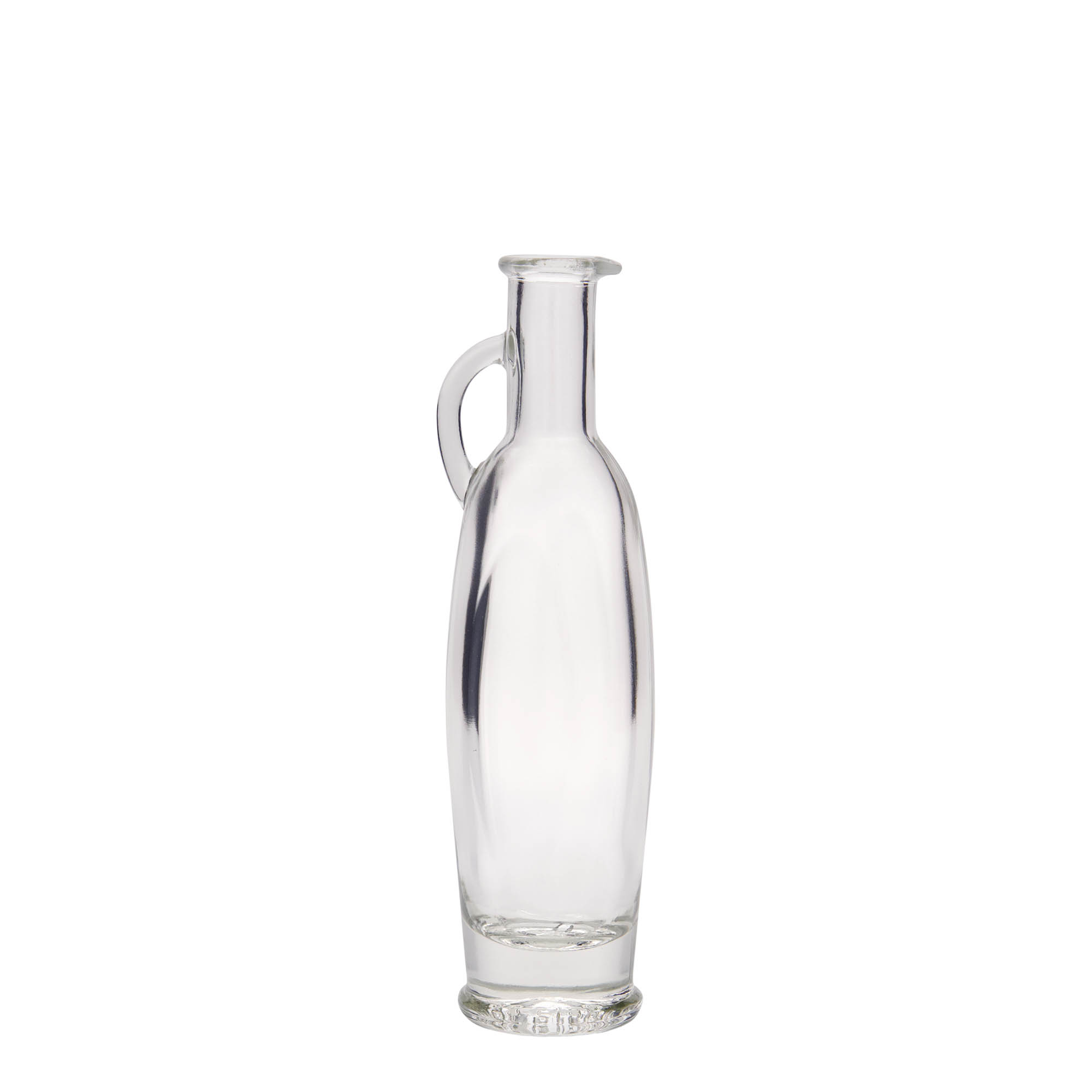 Γυάλινο μπουκάλι 'Eleganta' 100 ml, οβάλ, στόμιο: φελλός