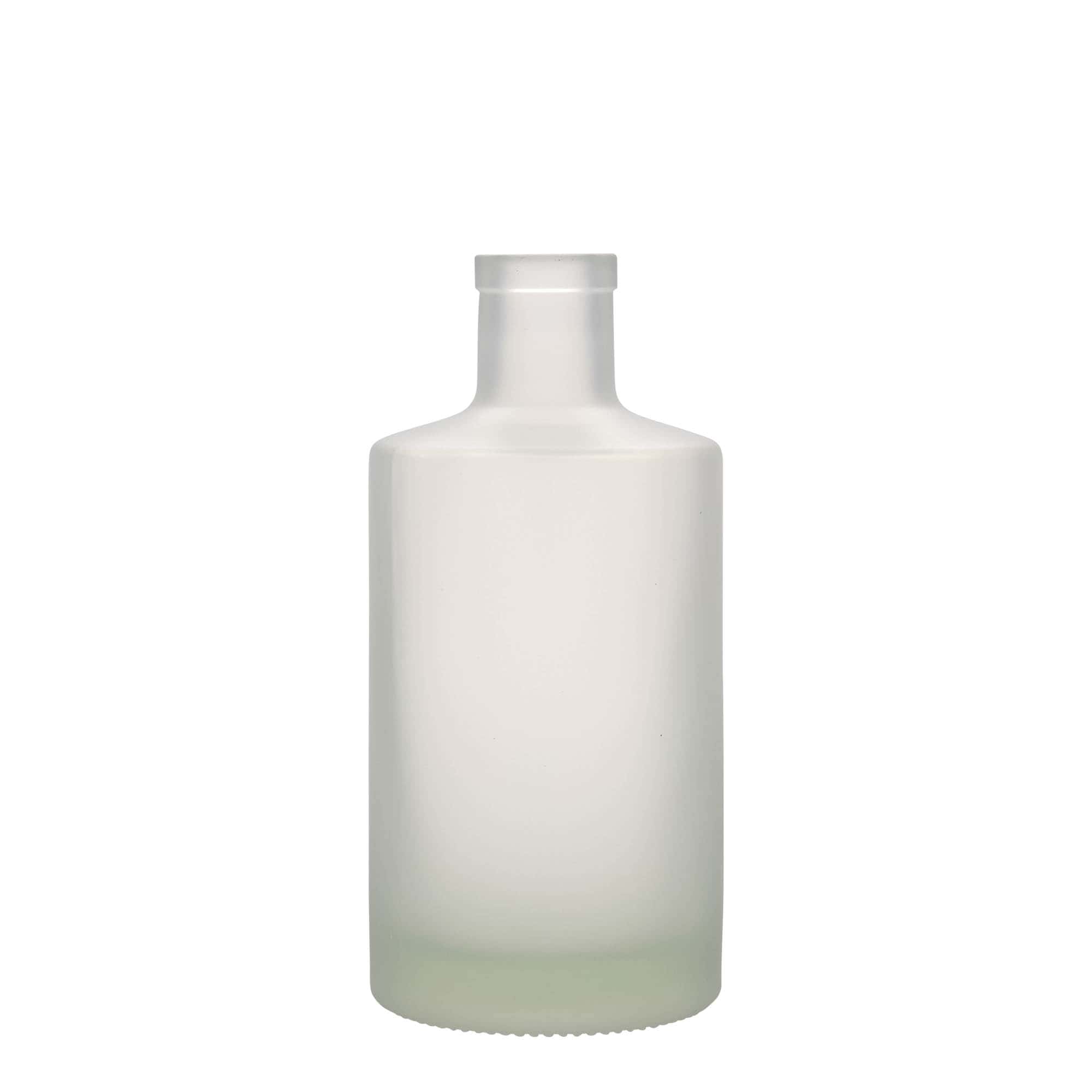 Γυάλινο μπουκάλι 'Caroline' 500 ml, εφέ του πάγου, στόμιο: φελλός Γυάλινο μπουκάλι 'Caroline' 500 ml, εφέ του πάγου, στόμιο: φελλός