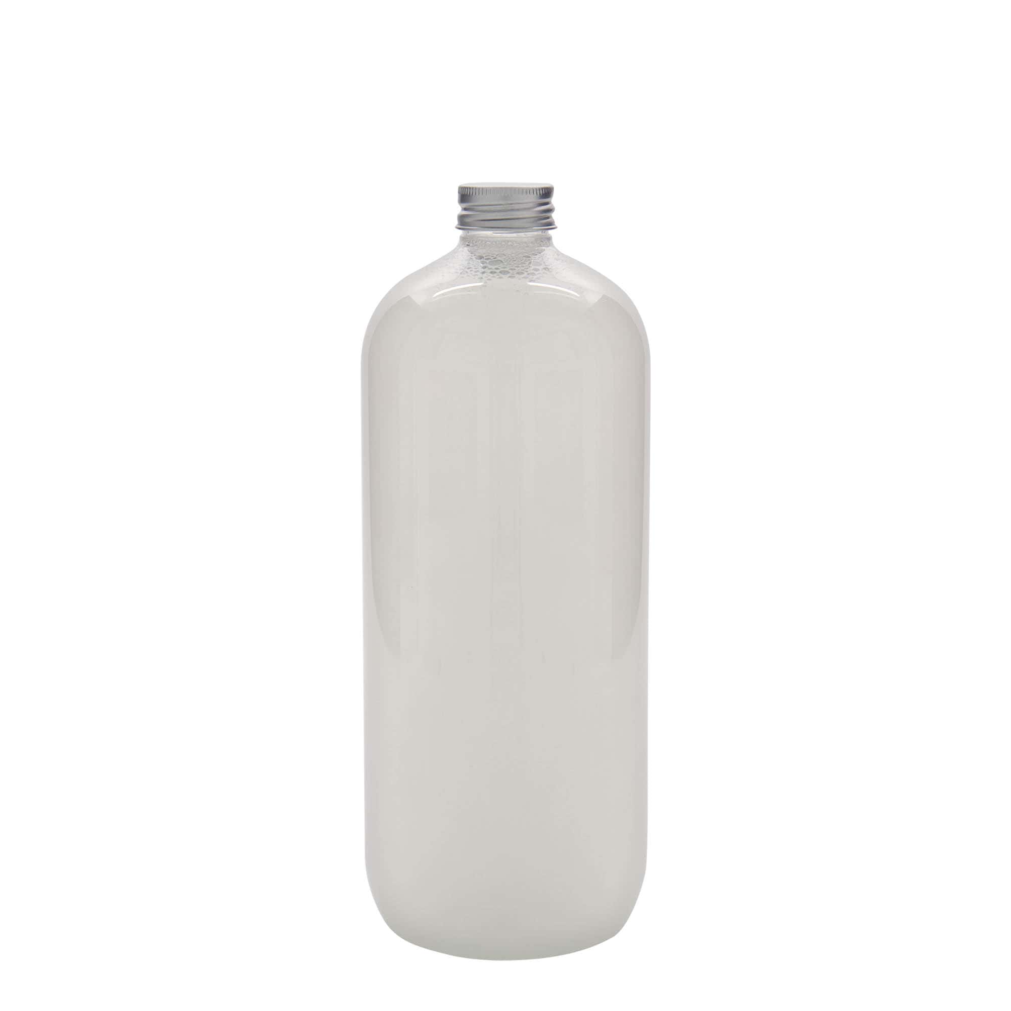 1.000 ml PET-φιάλη 'Boston', πλαστικό, στόμιο: 28/410