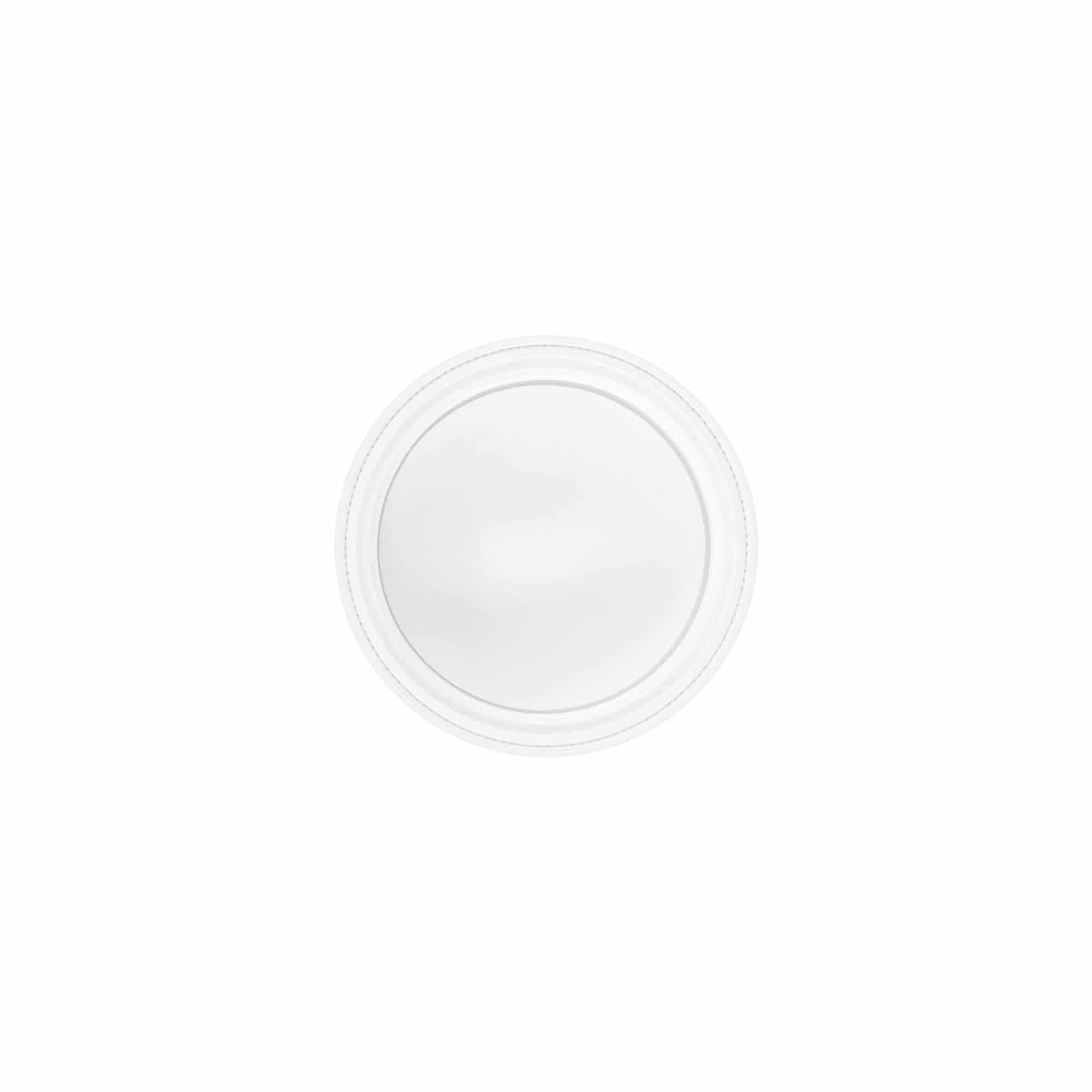 Βιδωτό πώμα 30 ml, πλαστικό SAN, λευκό