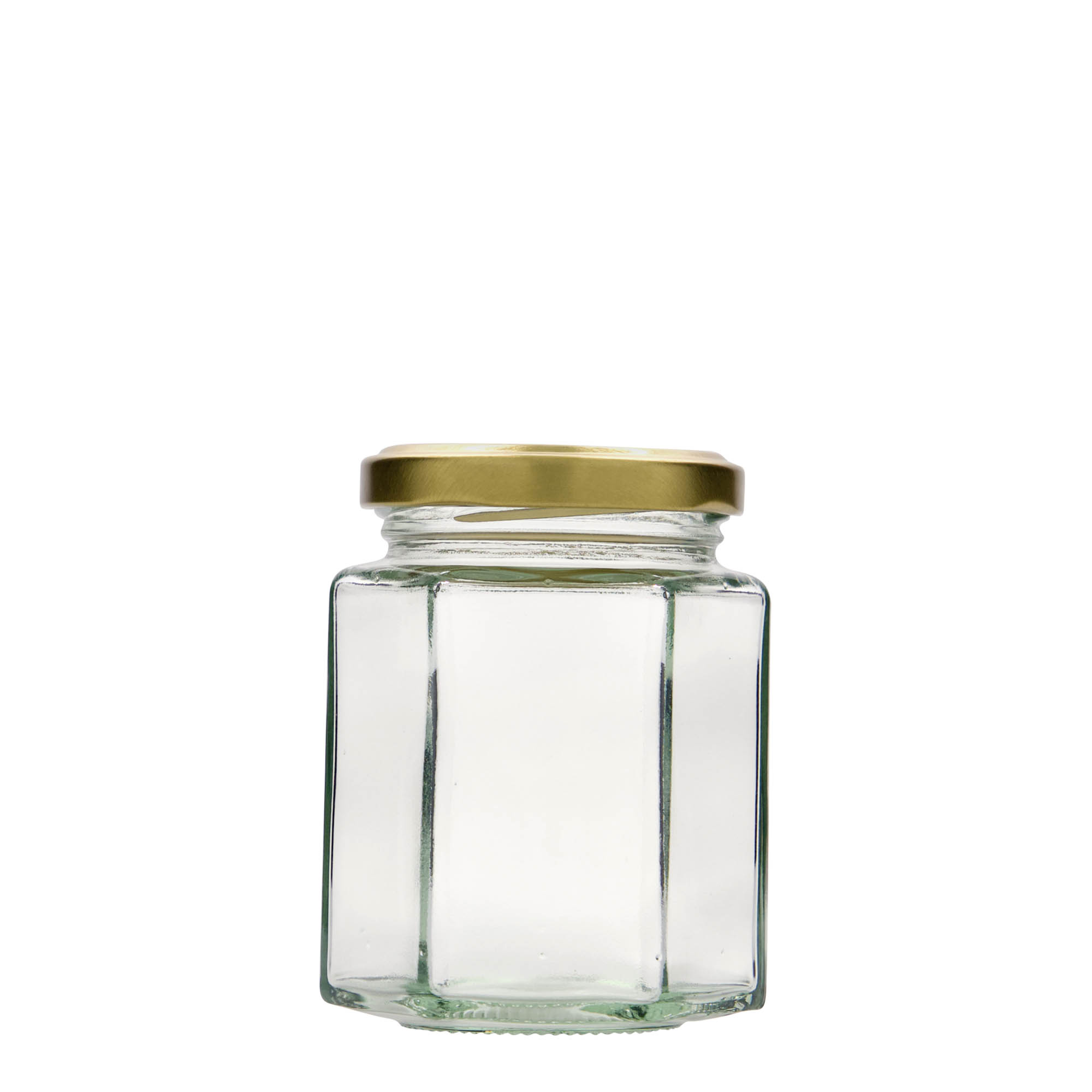 Εξάγωνο βάζο 191 ml, στόμιο: twist-off (TO 58) Εξάγωνο βάζο 191 ml, στόμιο: twist-off (TO 58)