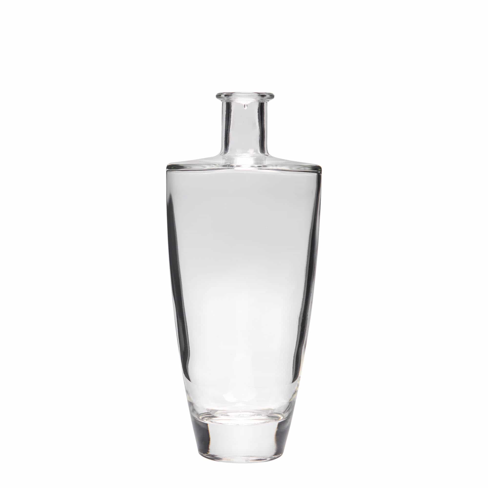 Γυάλινο μπουκάλι 'Vanessa' 500 ml, οβάλ, στόμιο: φελλός