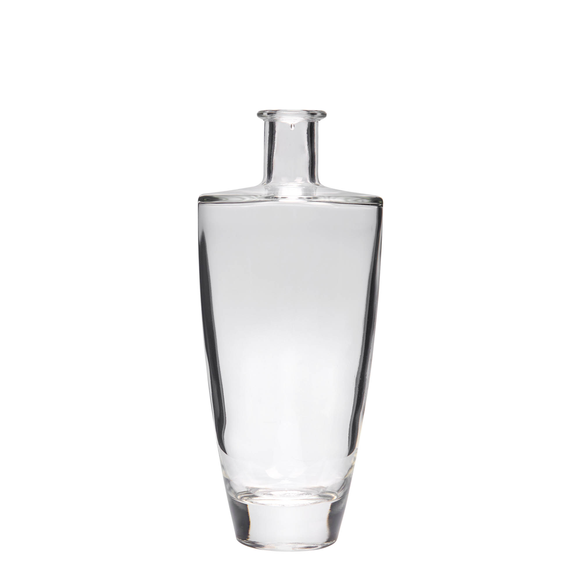 Γυάλινο μπουκάλι 'Vanessa' 500 ml, οβάλ, στόμιο: φελλός