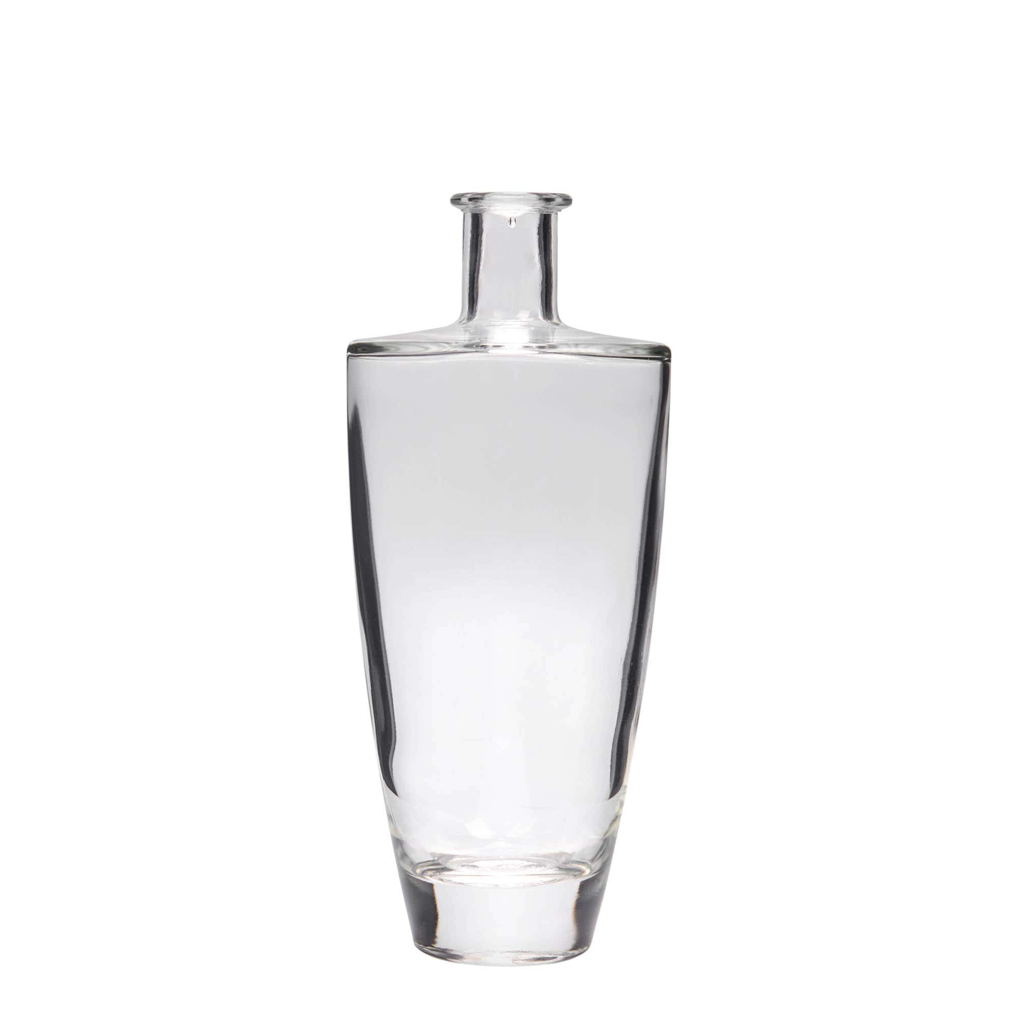 500 ml γυάλινο μπουκάλι 'Vanessa', οβάλ, στόμιο: φελλός