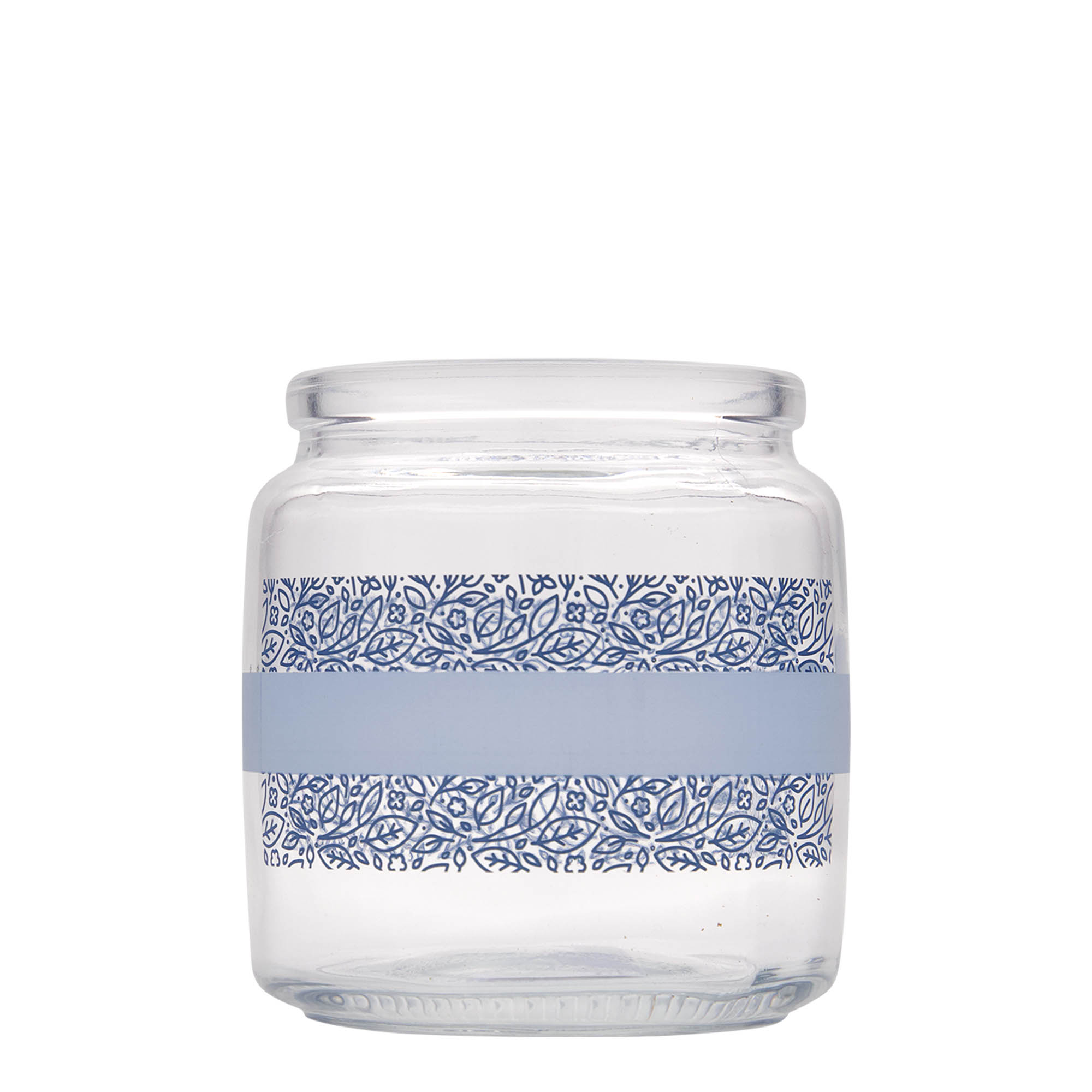 Βάζο με πώμα από φελλό 'Giara' 750 ml, σχέδιο: Naturalmente blu, στόμιο: φελλός