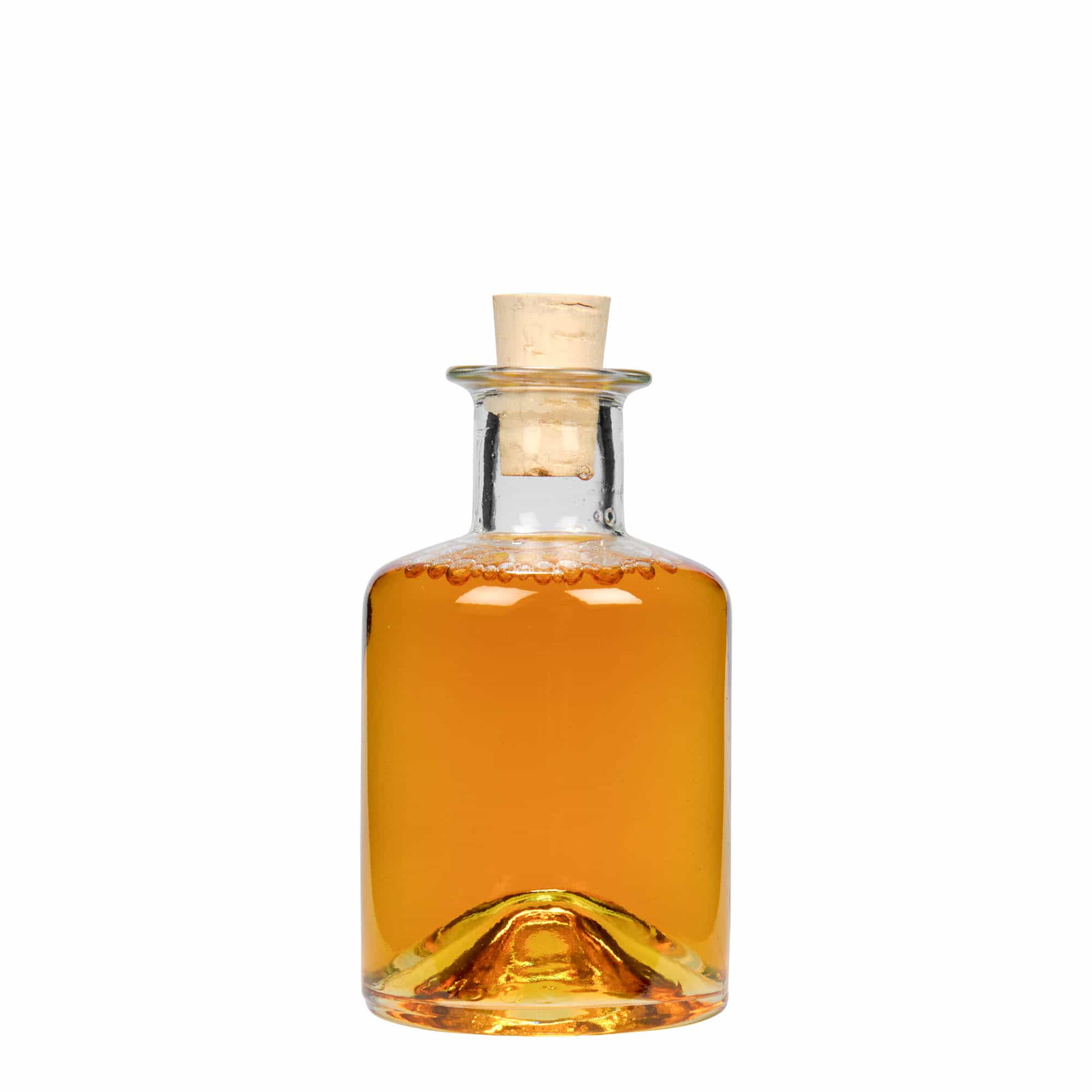 Γυάλινο μπουκάλι φαρμακείου 200 ml, στόμιο: φελλός