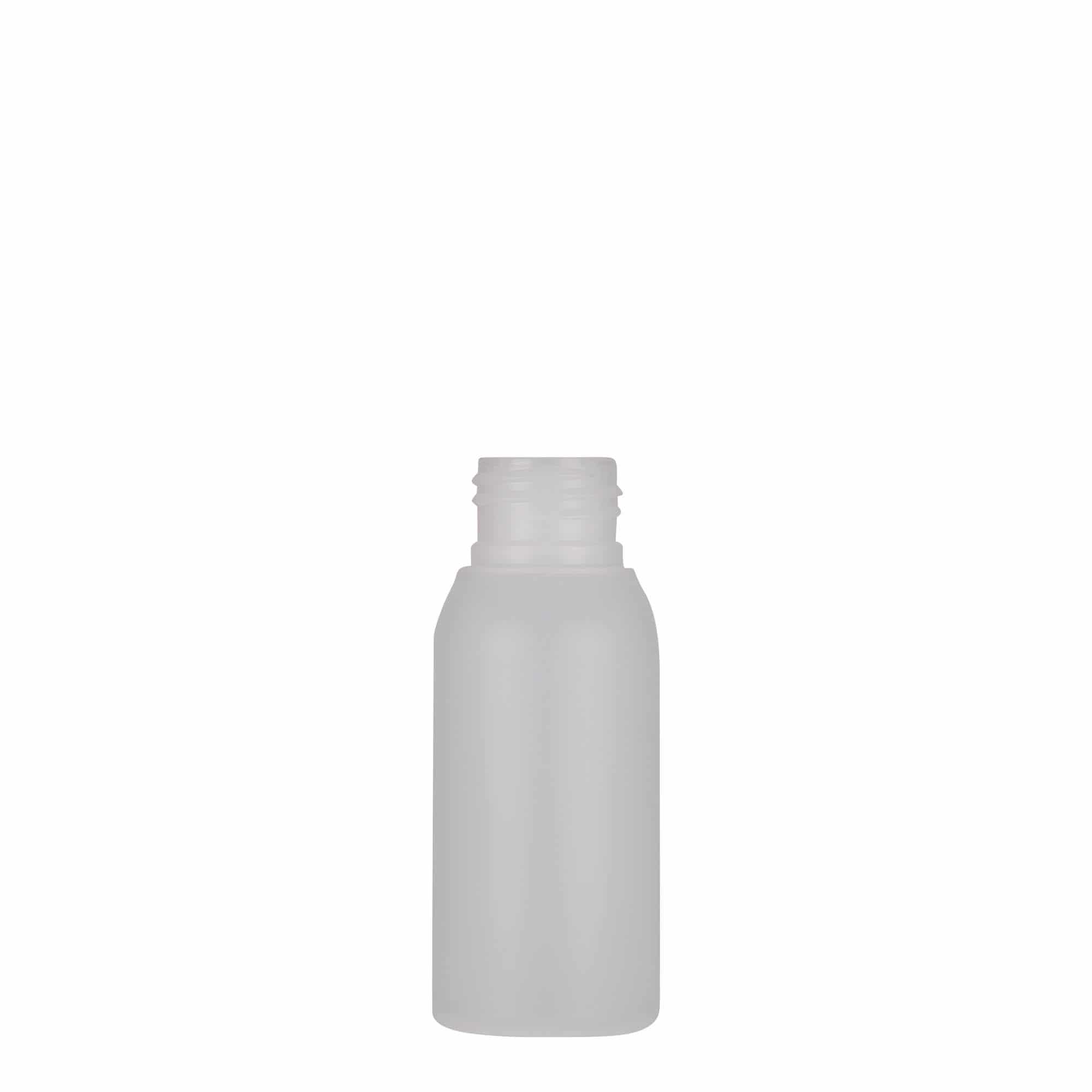 Πλαστικό μπουκάλι 'Tuffy' 50 ml, HDPE, φυσικό χρώμα, στόμιο: GPI 24/410 Πλαστικό μπουκάλι 'Tuffy' 50 ml, HDPE, φυσικό χρώμα, στόμιο: GPI 24/410