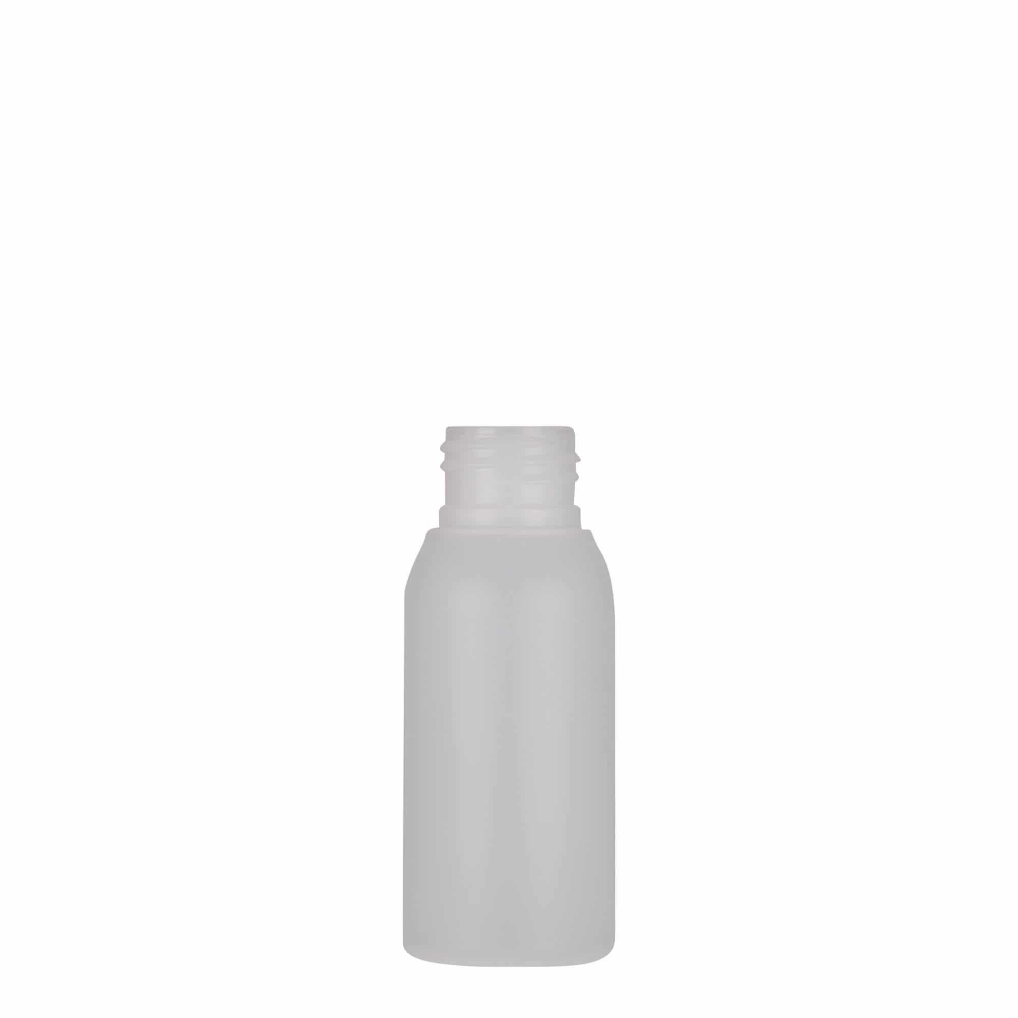 50 ml πλαστικό μπουκάλι 'Tuffy', HDPE, φυσικό, στόμιο: 24/410