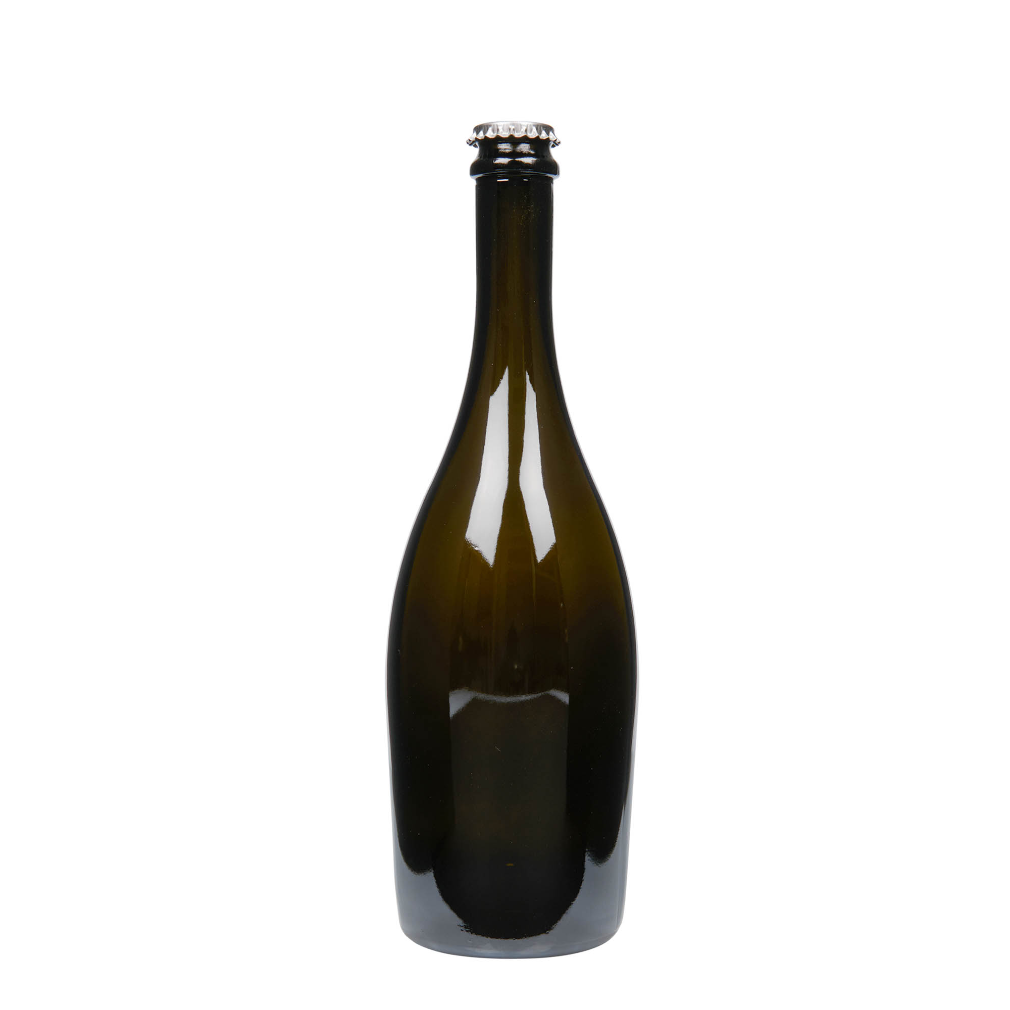 Μπουκάλι σαμπάνιας 'Carmen' 750 ml, γυάλινο, πράσινο αντικέ, στόμιο: μεταλλική τάπα