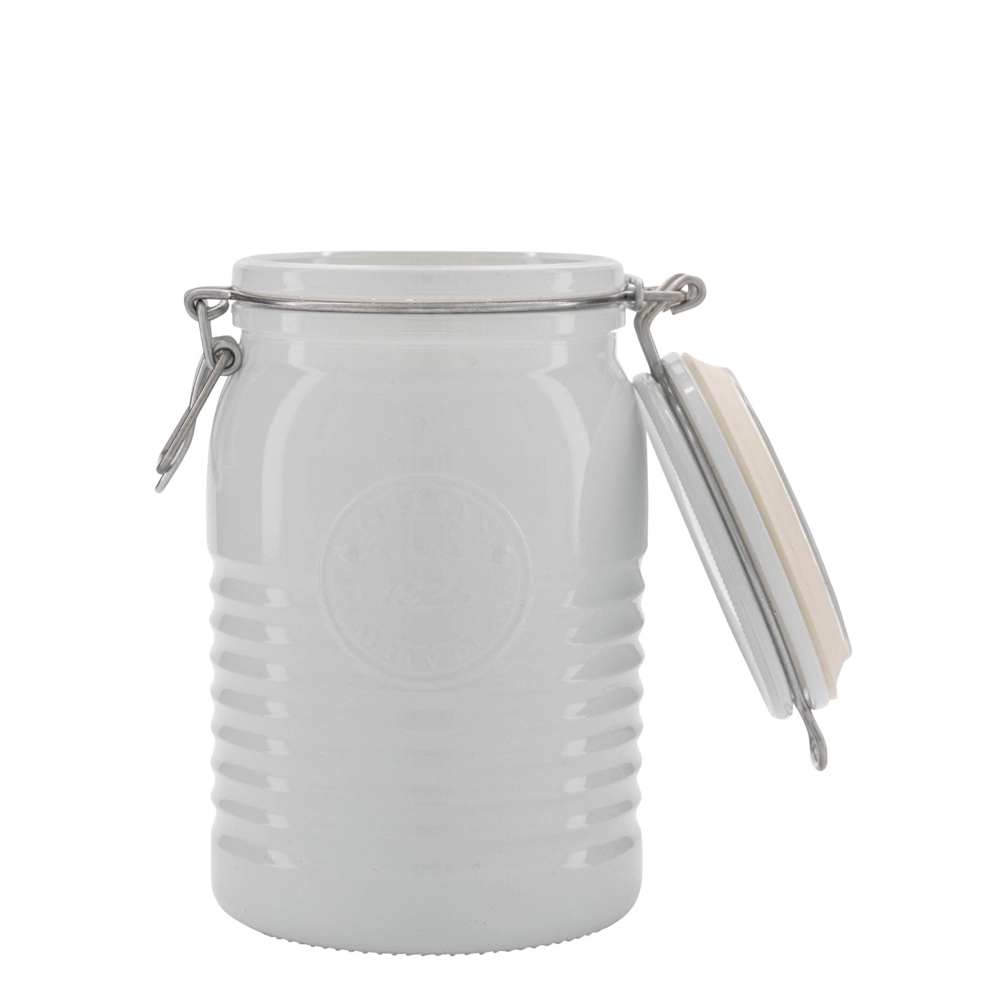 Βάζο με καπάκι με κλιπ 'Officina 1825' 1.000 ml, λευκό, στόμιο: καπάκι με κλιπ