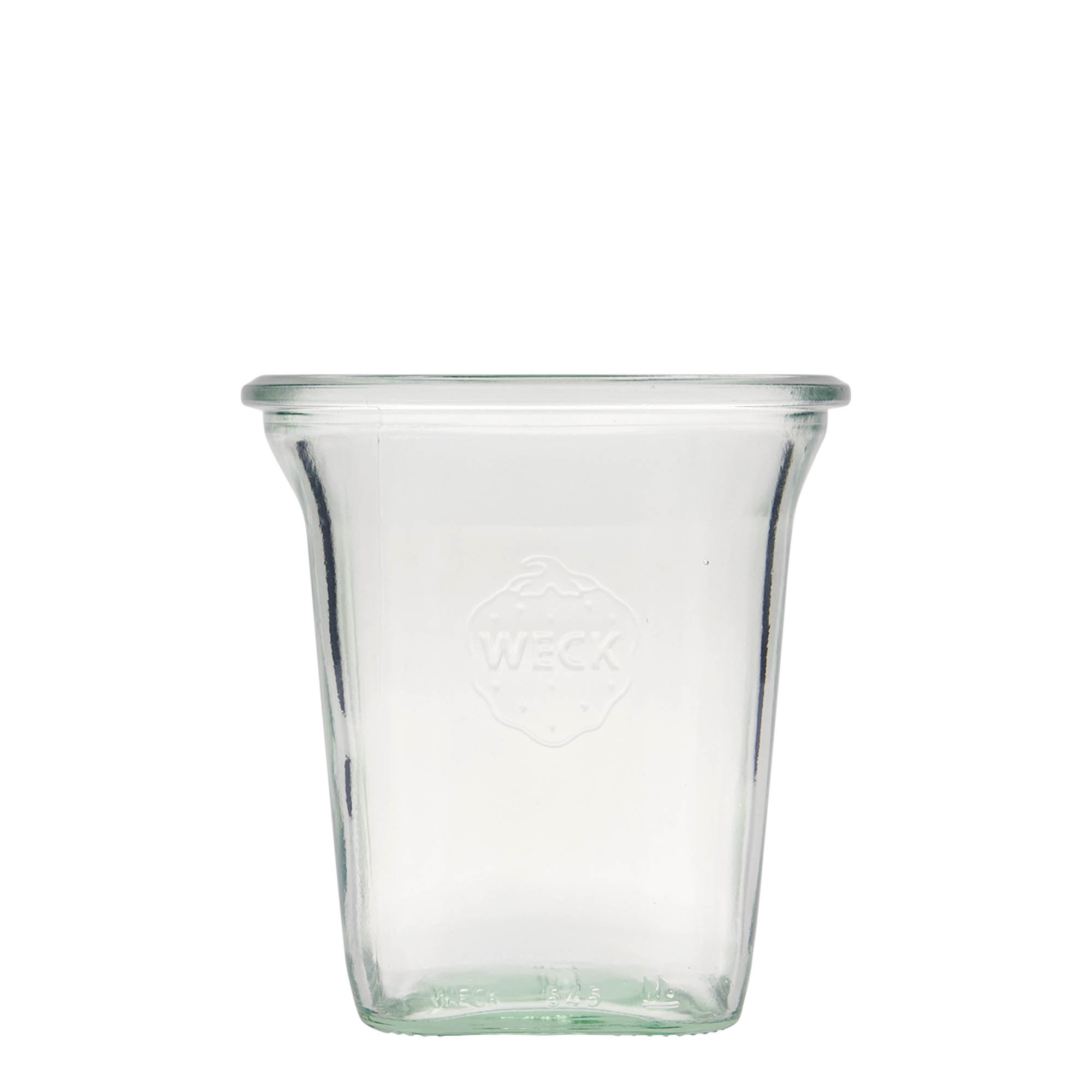 Τετράγωνο βάζο WECK 545 ml, τετράγωνο, στόμιο: στρογγυλεμένο χείλος