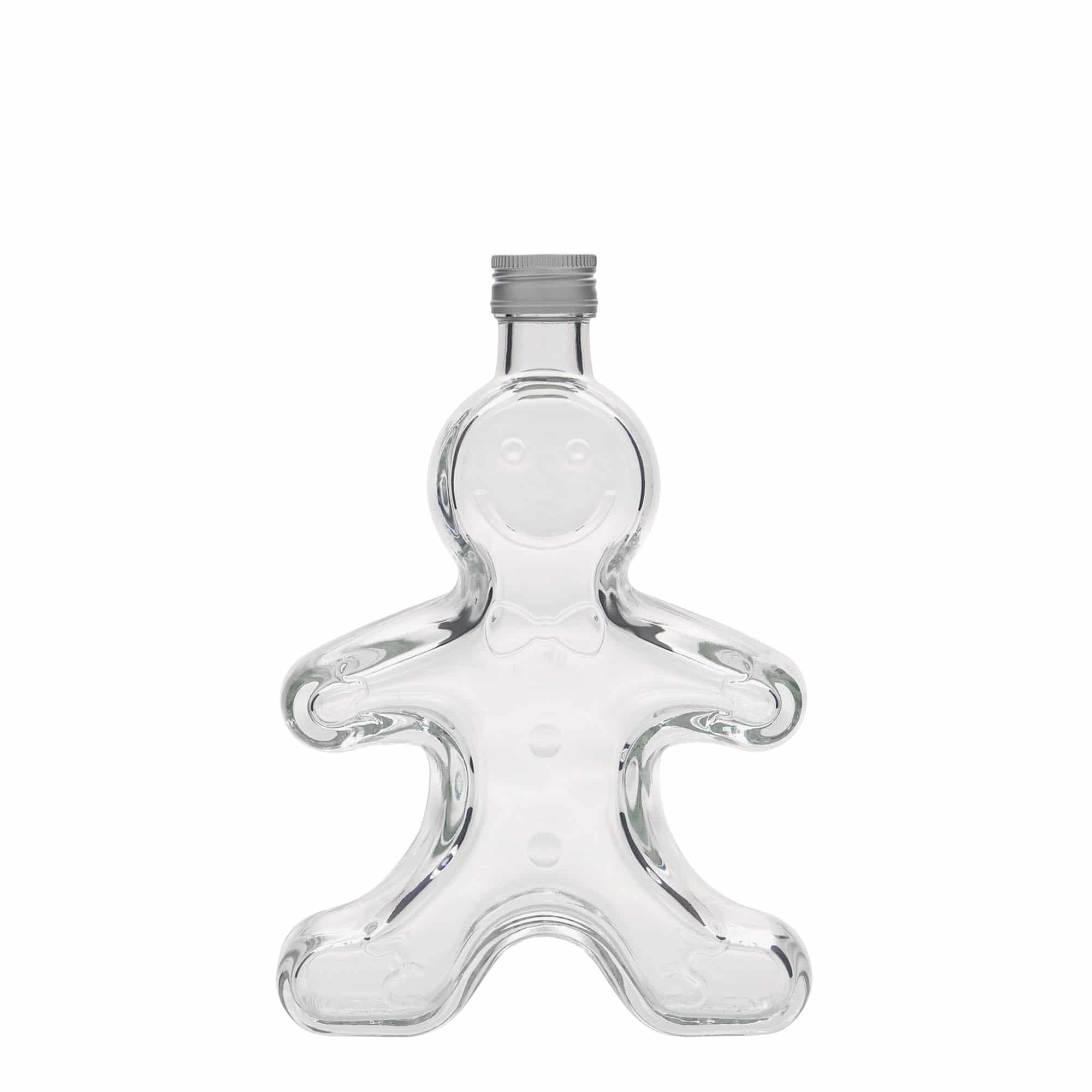 Γυάλινο μπουκάλι 'Ανθρωπάκι gingerbread' 250 ml, στόμιο: PP 24