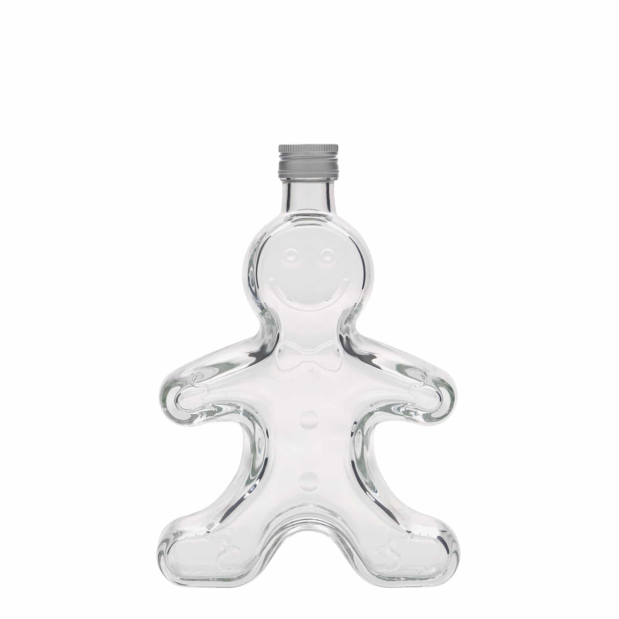 Γυάλινο μπουκάλι 'Ανθρωπάκι gingerbread' 250 ml, στόμιο: PP 24