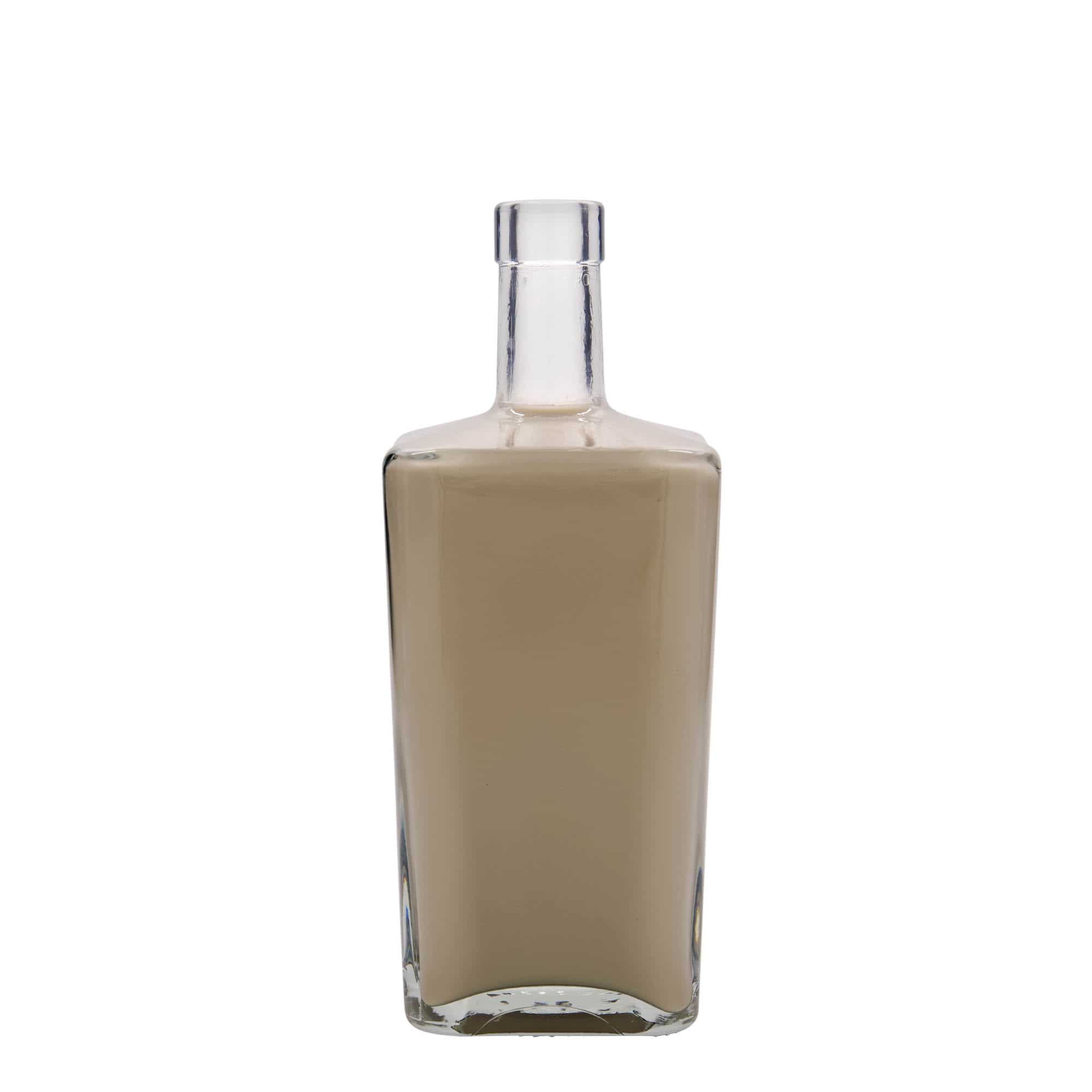Γυάλινο μπουκάλι 'Noel' 700 ml, τετράγωνο, στόμιο: φελλός