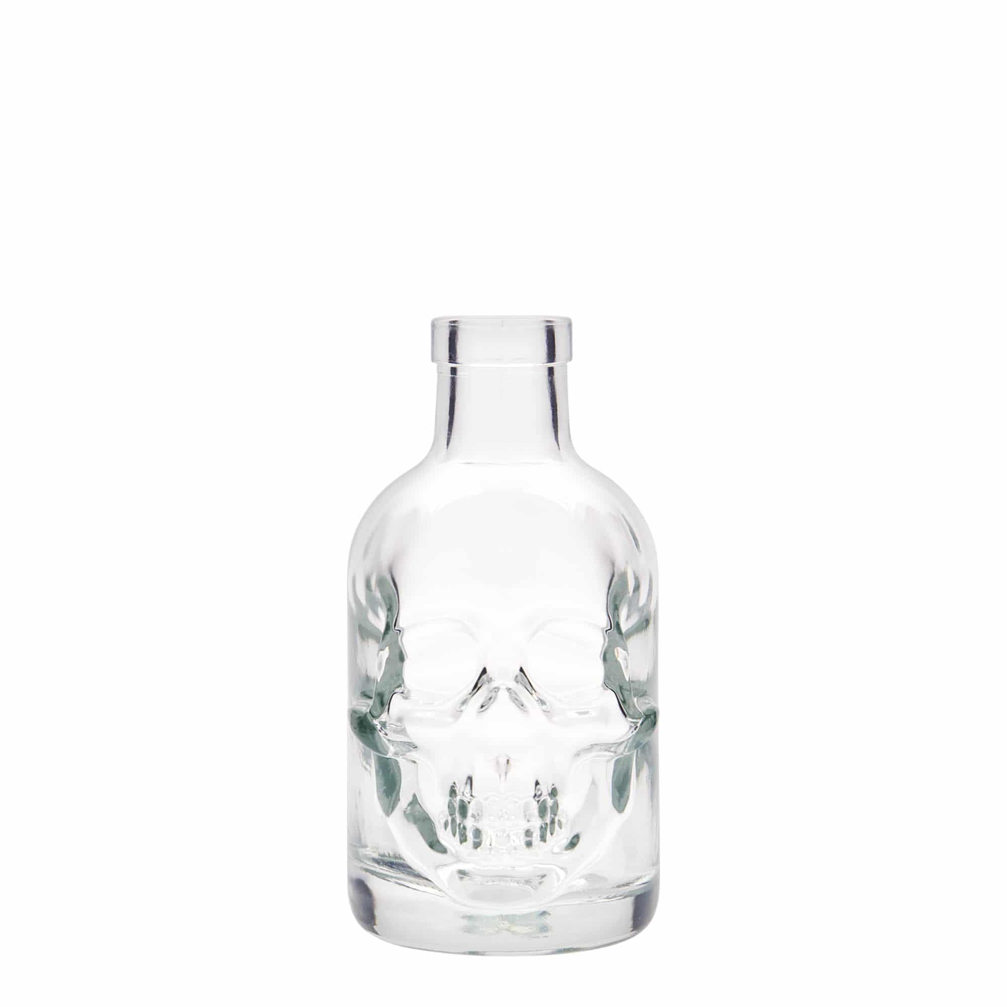 Γυάλινο μπουκάλι 'Νεκροκεφαλή' 200 ml, στόμιο: φελλός Γυάλινο μπουκάλι 'Νεκροκεφαλή' 200 ml, στόμιο: φελλός
