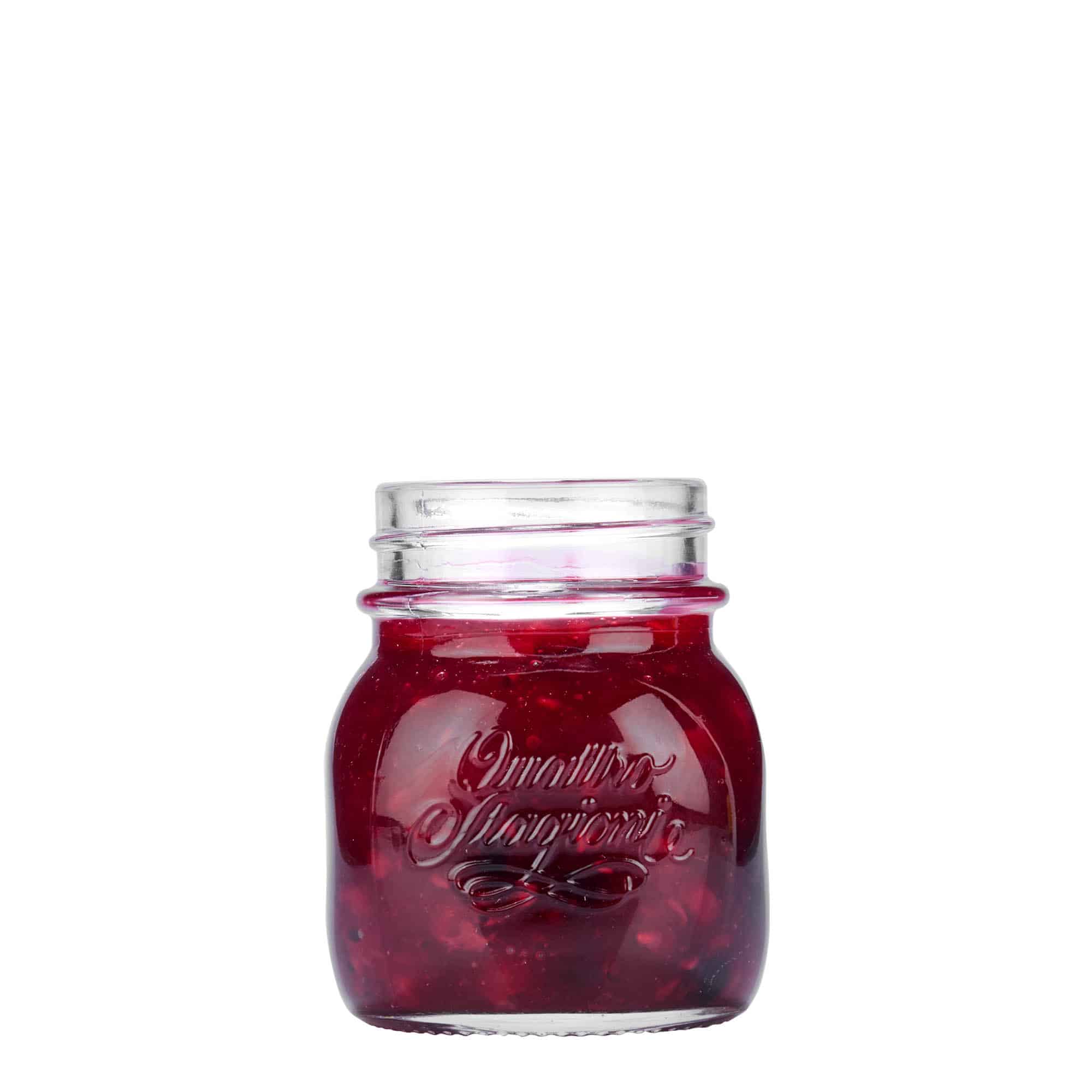 150 ml γυάλινο βάζο 'Quattro Stagioni', στόμιο: βιδωτό καπάκι