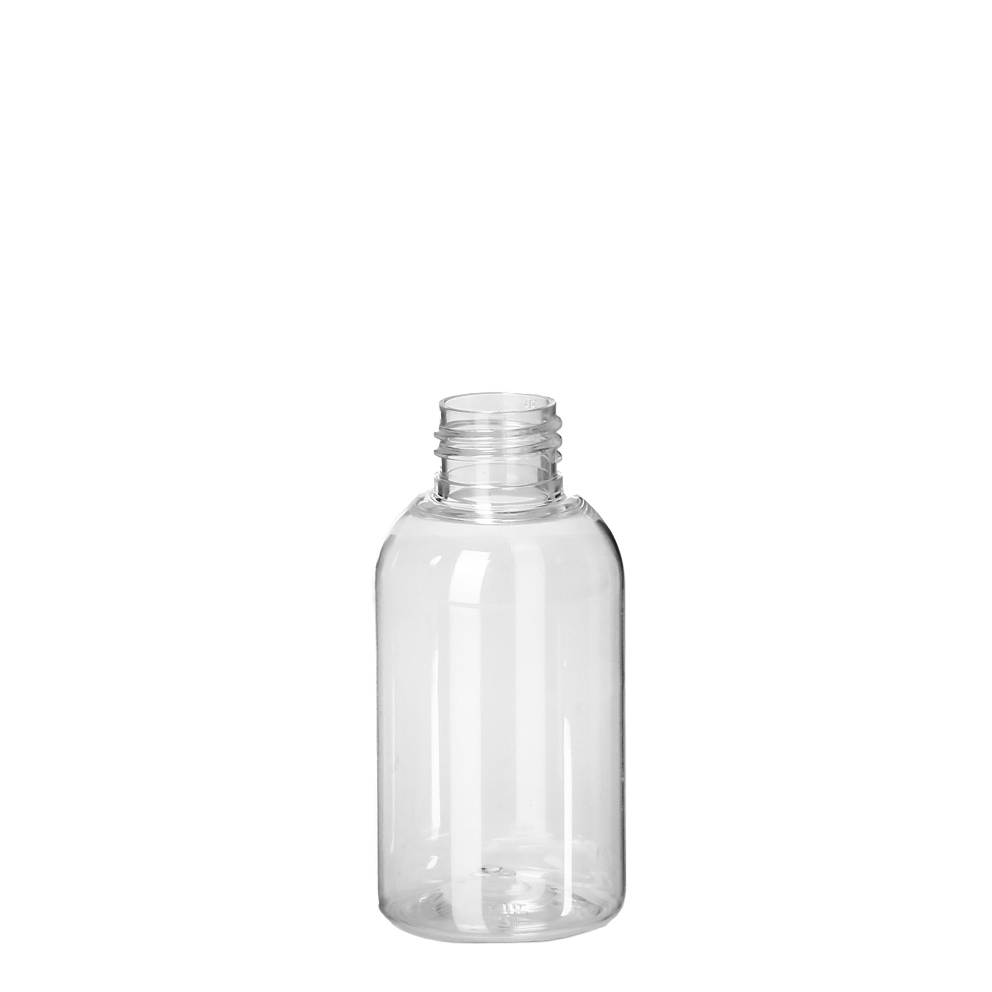 100 ml πλαστικό μπουκάλι PET 'Boston', πλαστικό, στόμιο: 24/410