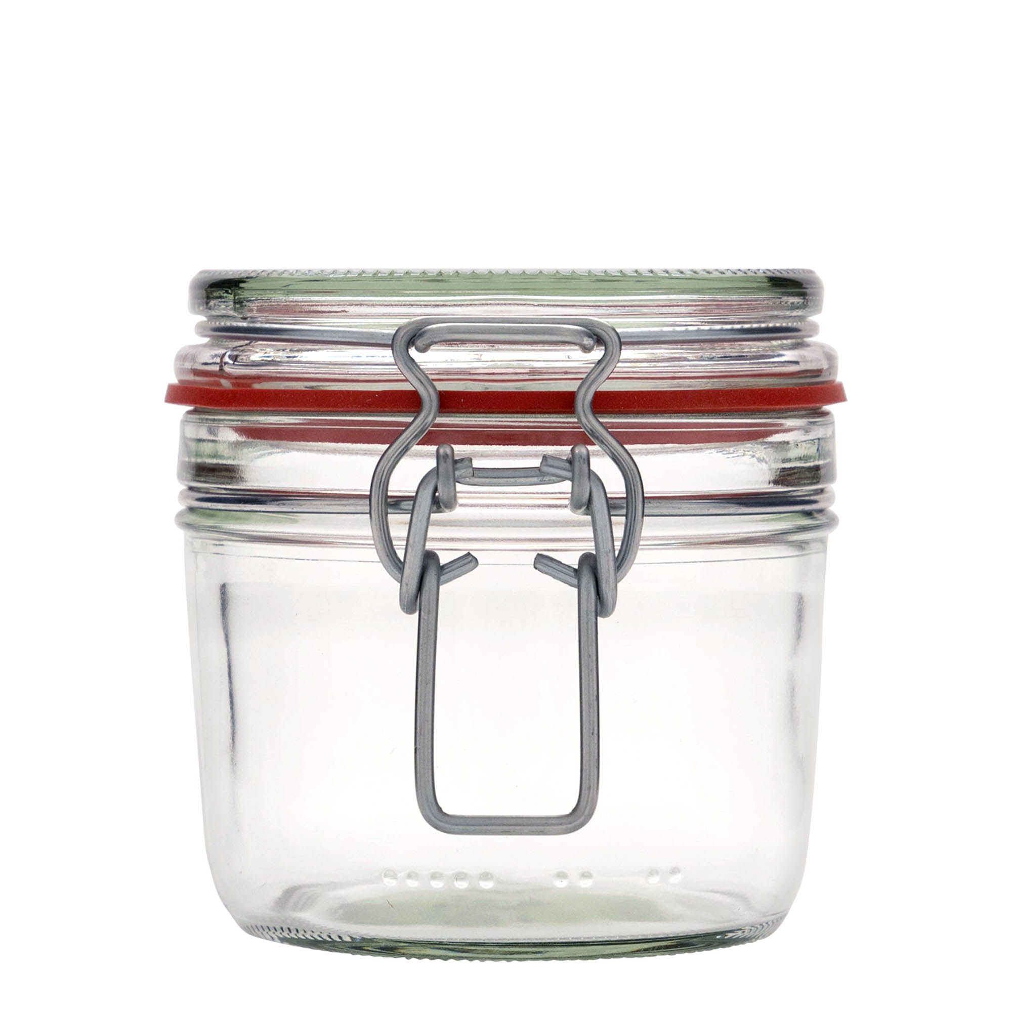 Βάζο με καπάκι με κλιπ με επίπεδο στόμιο 400 ml, στόμιο: καπάκι με κλιπ