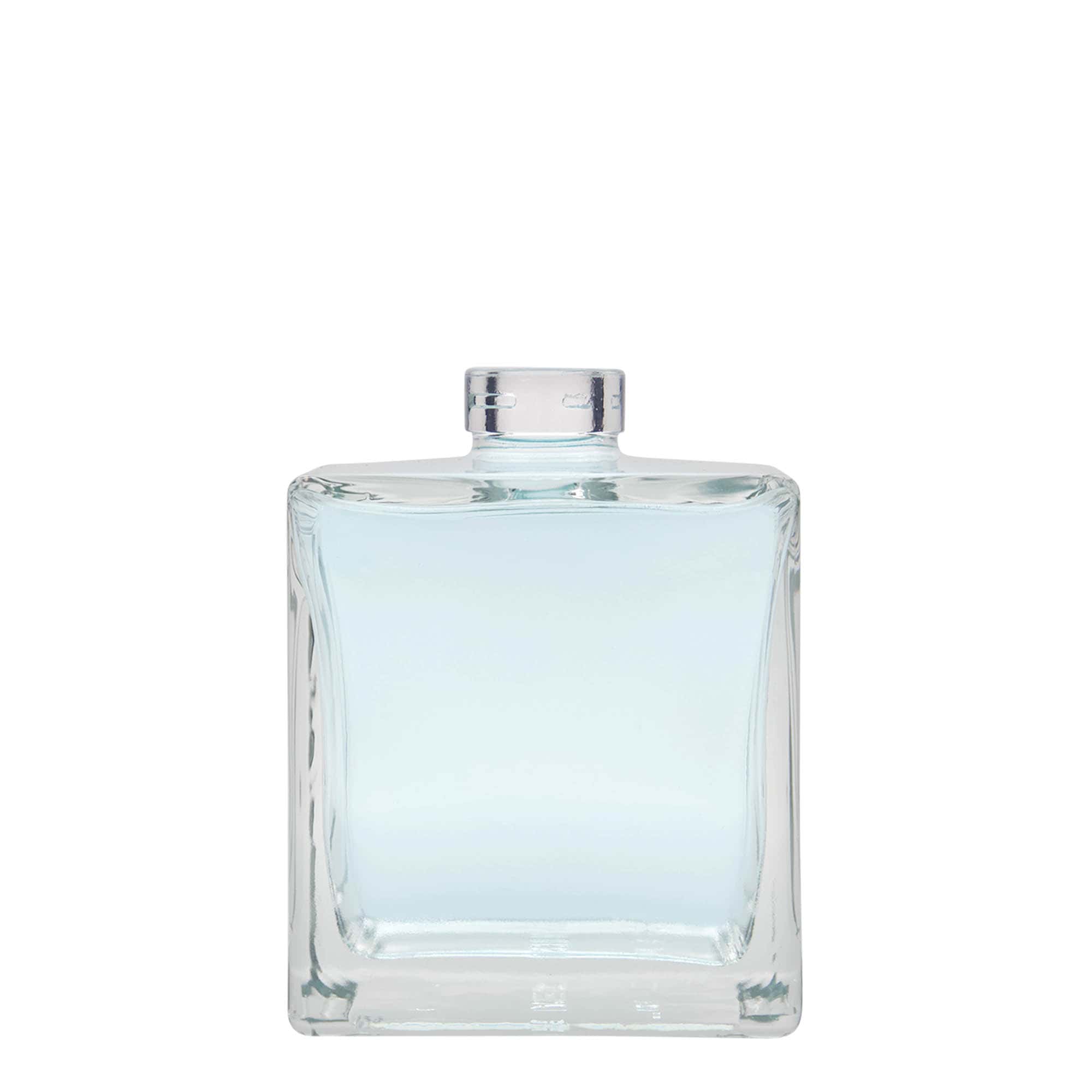 Γυάλινο μπουκάλι 'Cube' 500 ml, τετράγωνο, στόμιο: φελλός