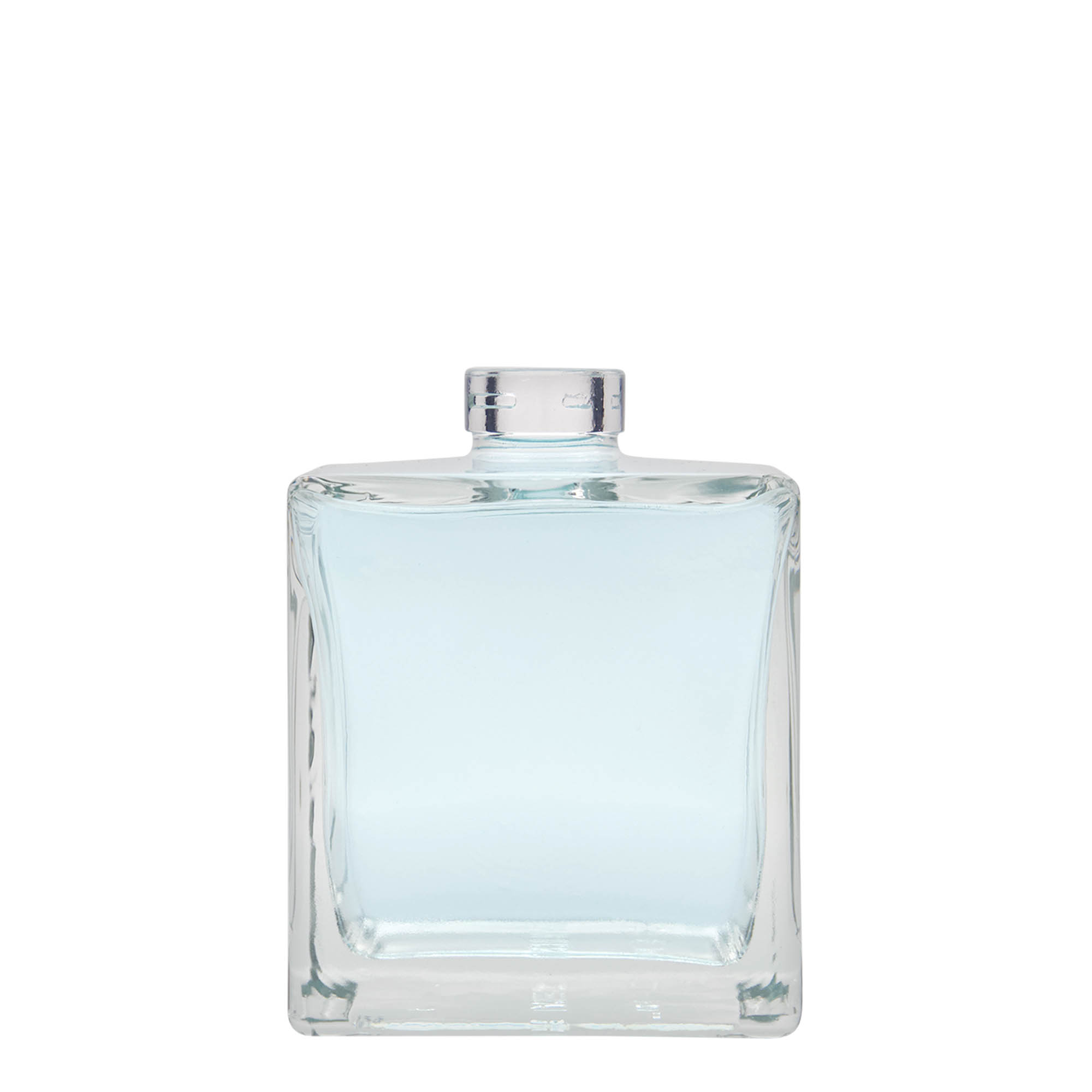 Γυάλινο μπουκάλι 'Cube' 500 ml, τετράγωνο, στόμιο: φελλός
