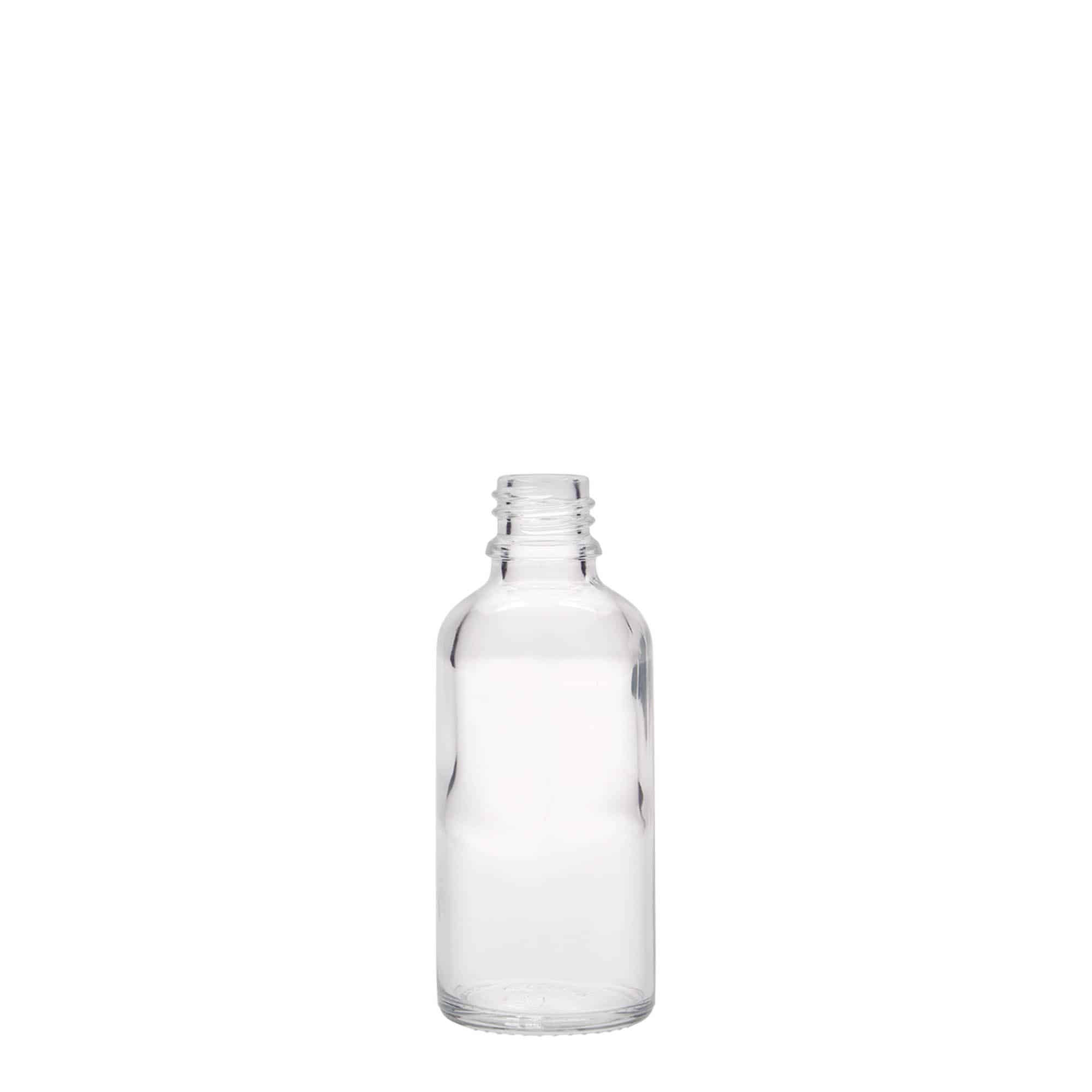 Μπουκάλι φαρμάκου 50 ml, γυάλινο, στόμιο: DIN 18 Μπουκάλι φαρμάκου 50 ml, γυάλινο, στόμιο: DIN 18