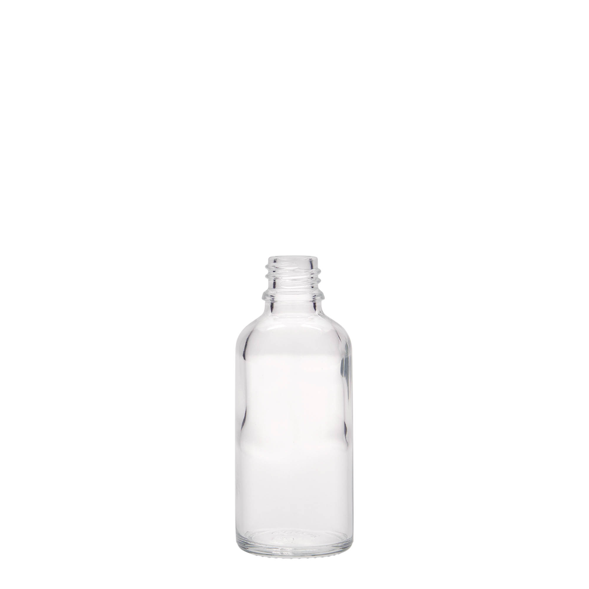 Μπουκάλι φαρμάκου 50 ml, γυάλινο, στόμιο: DIN 18