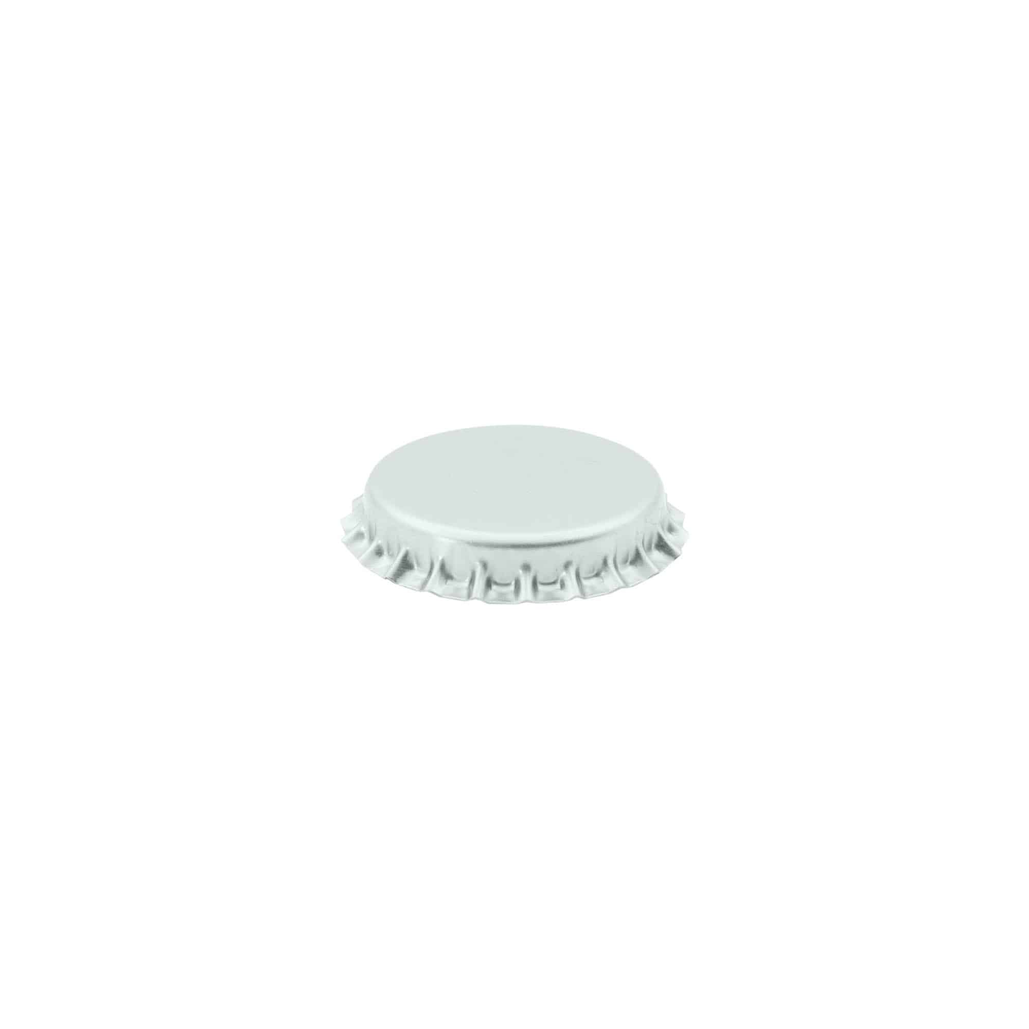 Μεταλλική τάπα 29 mm, μεταλλική, ασημί