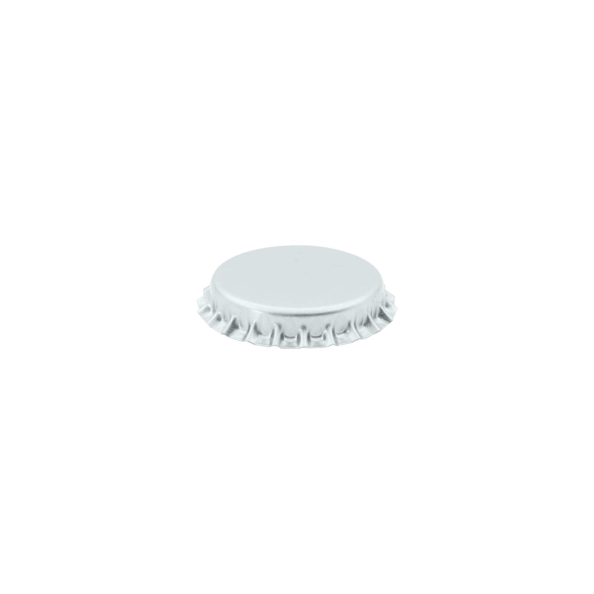 Μεταλλική τάπα 29 mm, μεταλλική, ασημί
