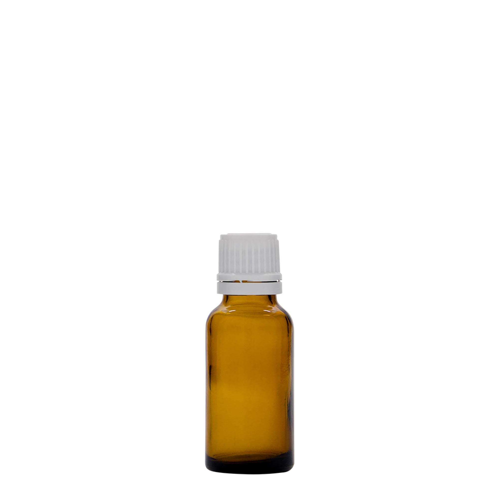 Μπουκάλι φαρμάκου 20 ml, γυάλινο, καφέ, στόμιο: DIN 18