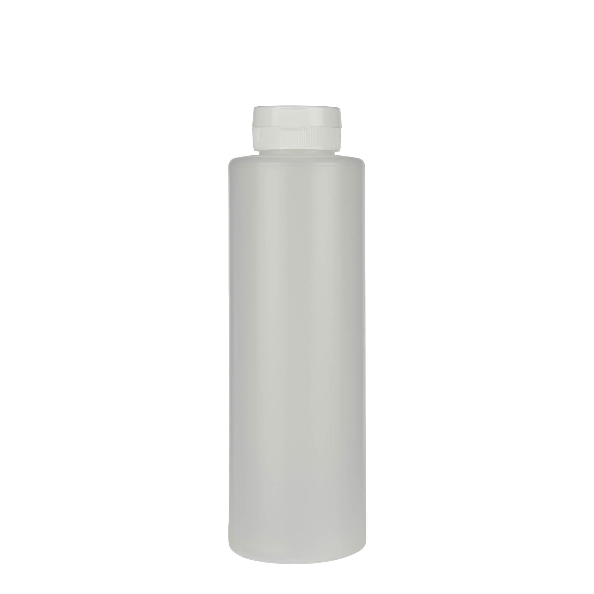 Μπουκάλι για σως 500 ml, πλαστικό LDPE, φυσικό χρώμα, στόμιο: GPI 38/400
