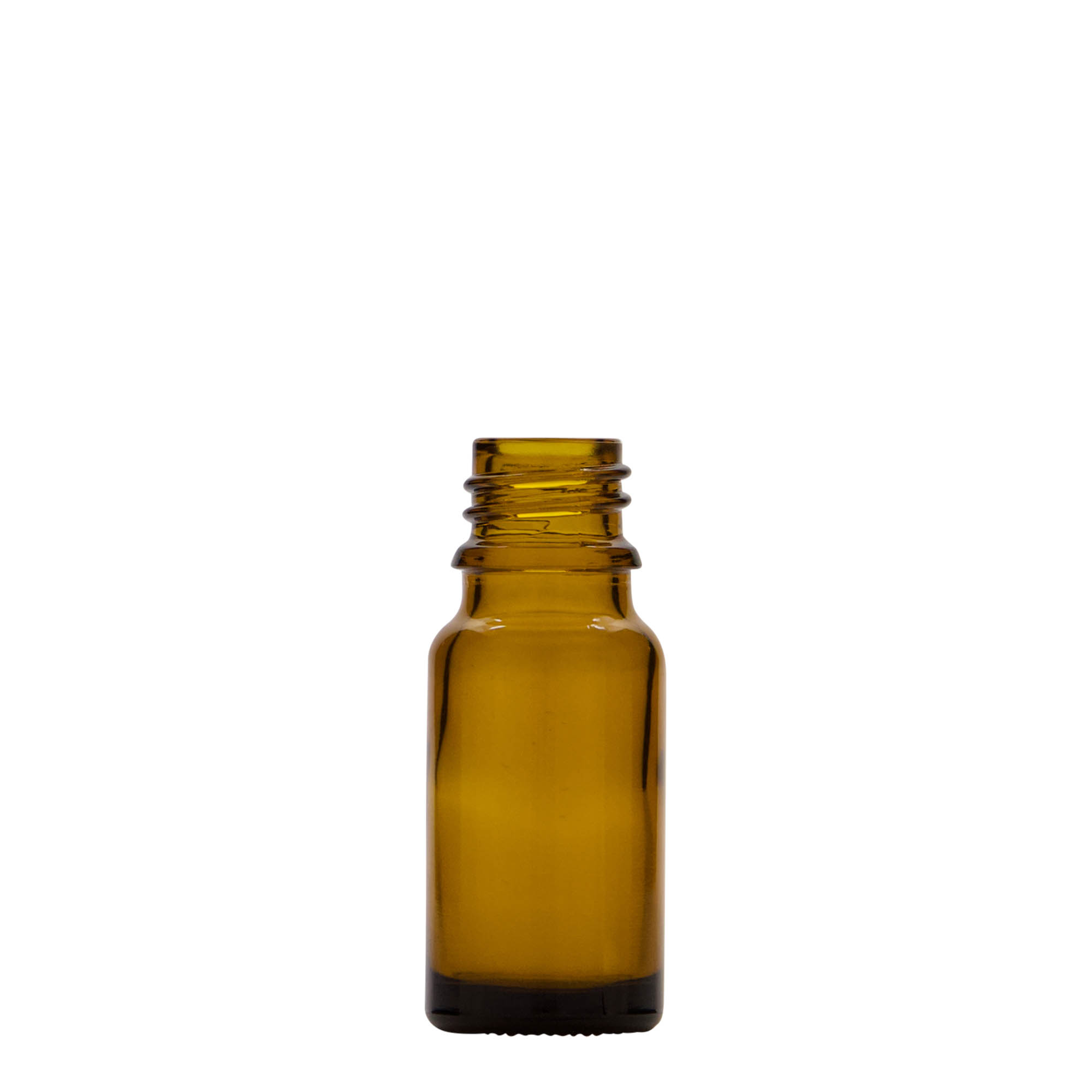 Μπουκάλι φαρμάκου με αντλία λοσιόν 10 ml, γυάλινο, καφέ, στόμιο: DIN 18